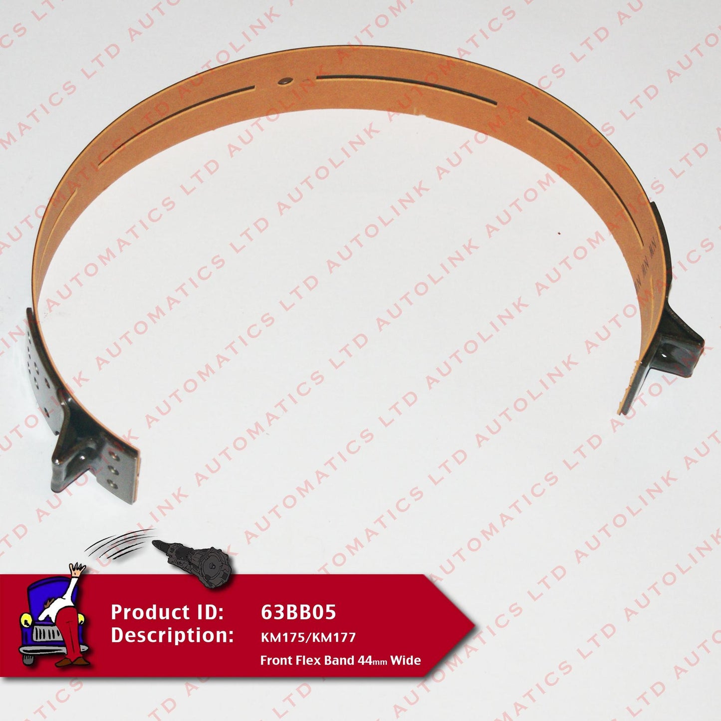 KM175/KM177 Front Flex Band 44mm Wide