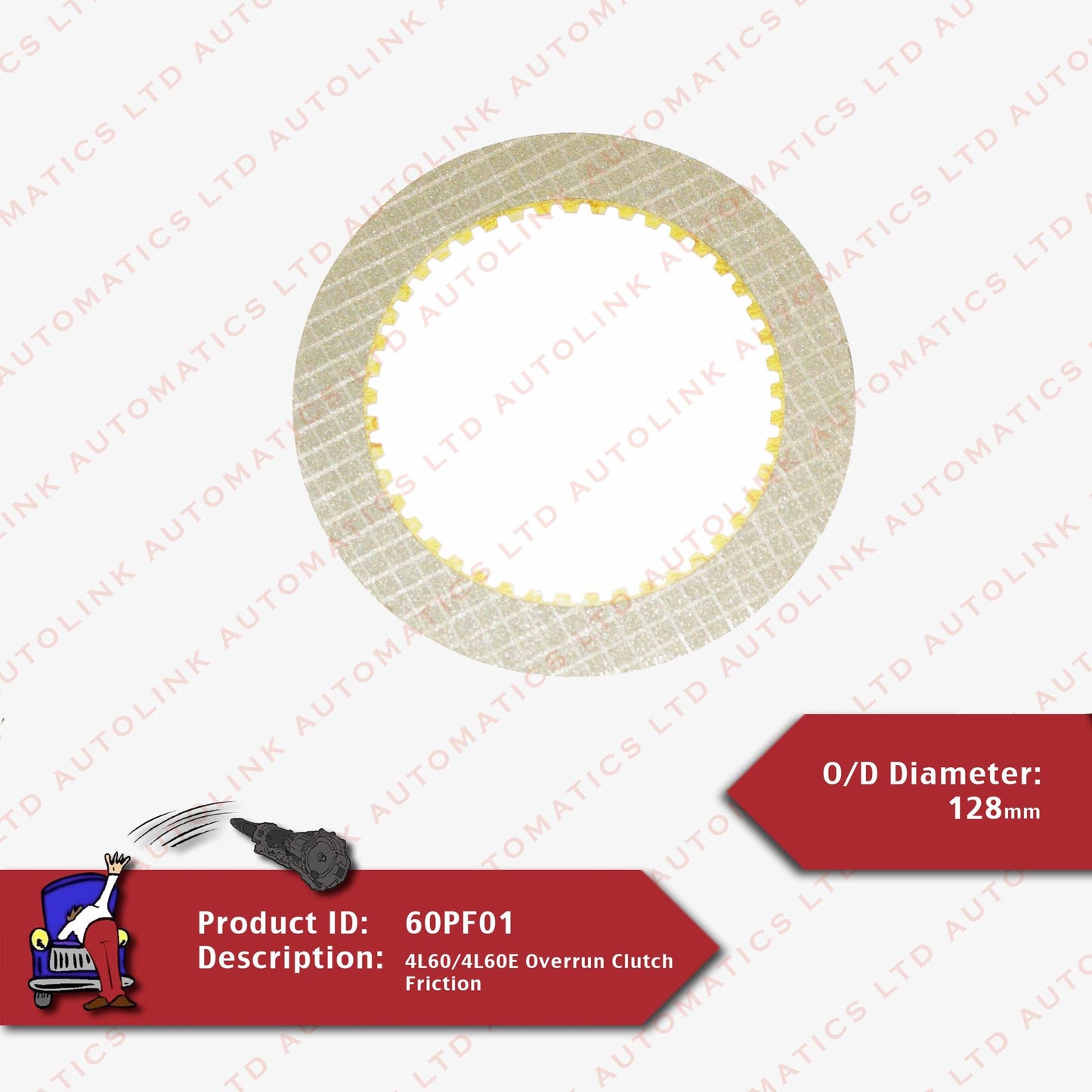 M8/M12/M12 Forward Clutch Friction 2.00mm Thick