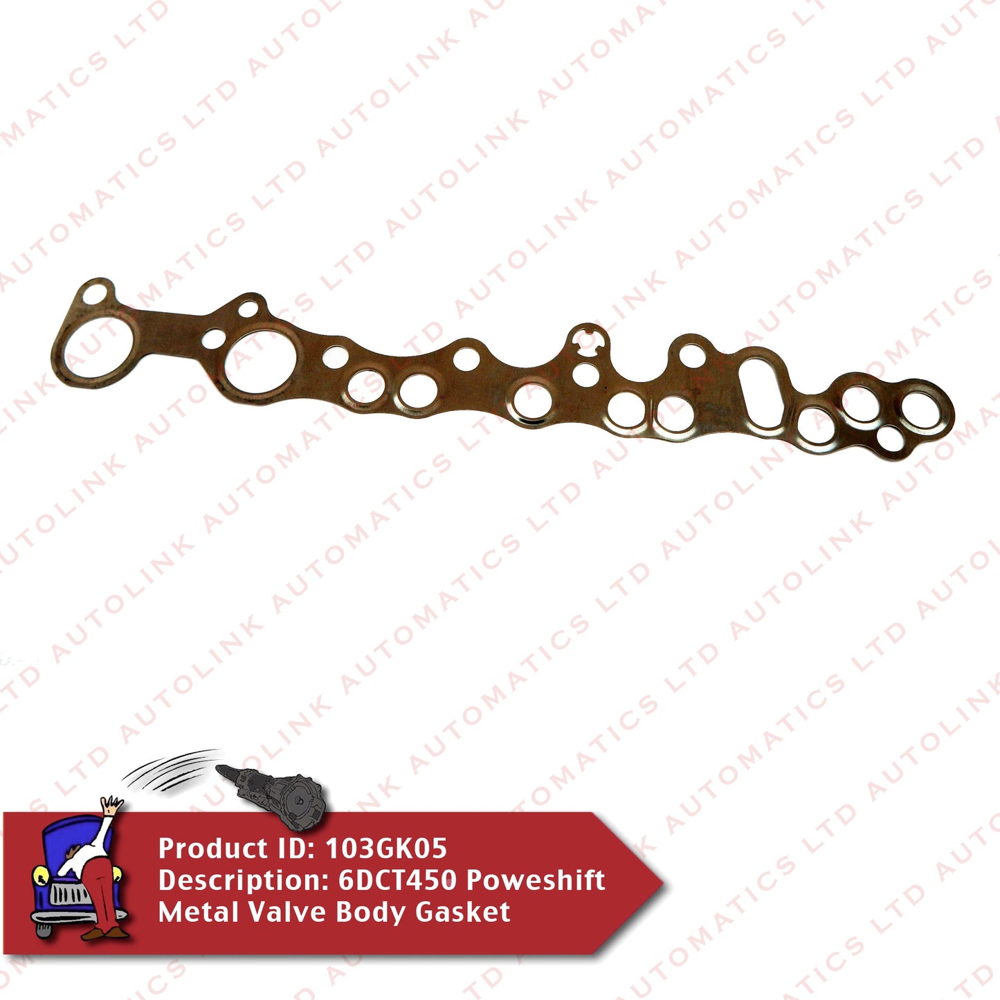 6DCT450 Powershift Metal Valve Body Gasket