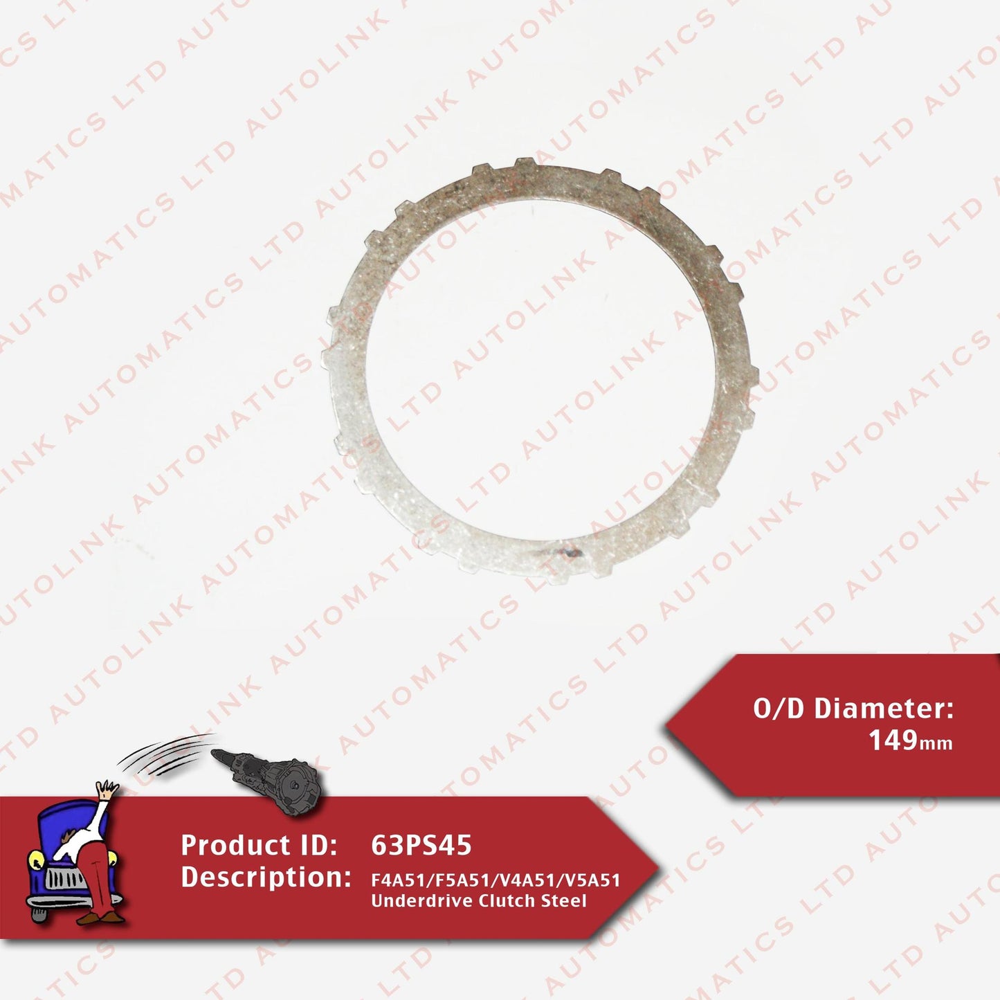 F4A51/F5A51/V4A51/V5A51 Underdrive Clutch Steel