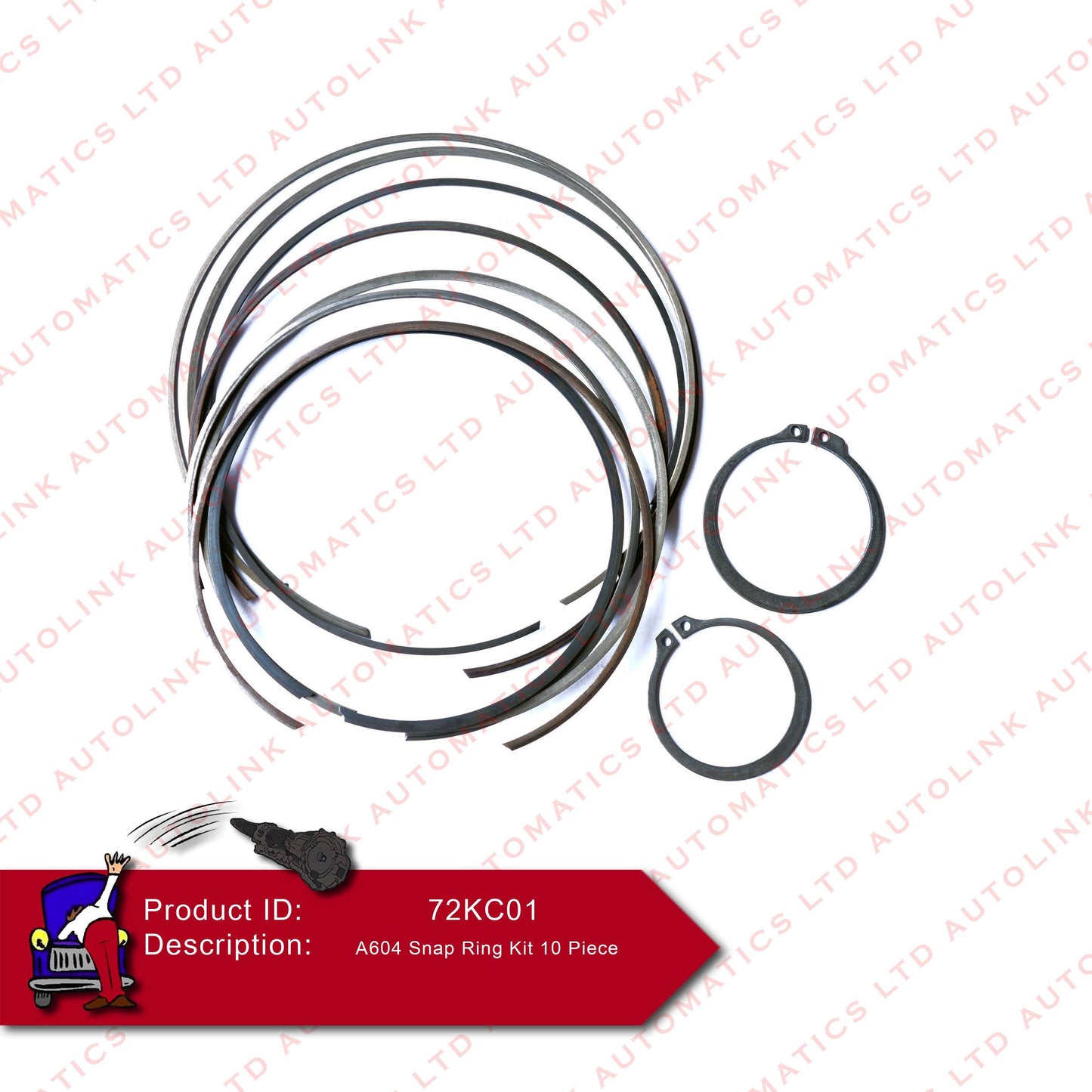 A604 Snap Ring Kit 10 Piece