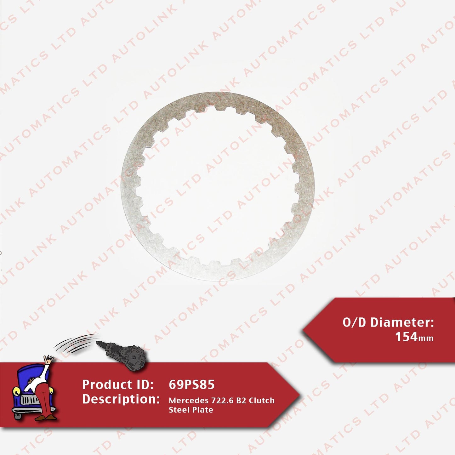 Mercedes 722.6 B2 Clutch Steel Plate