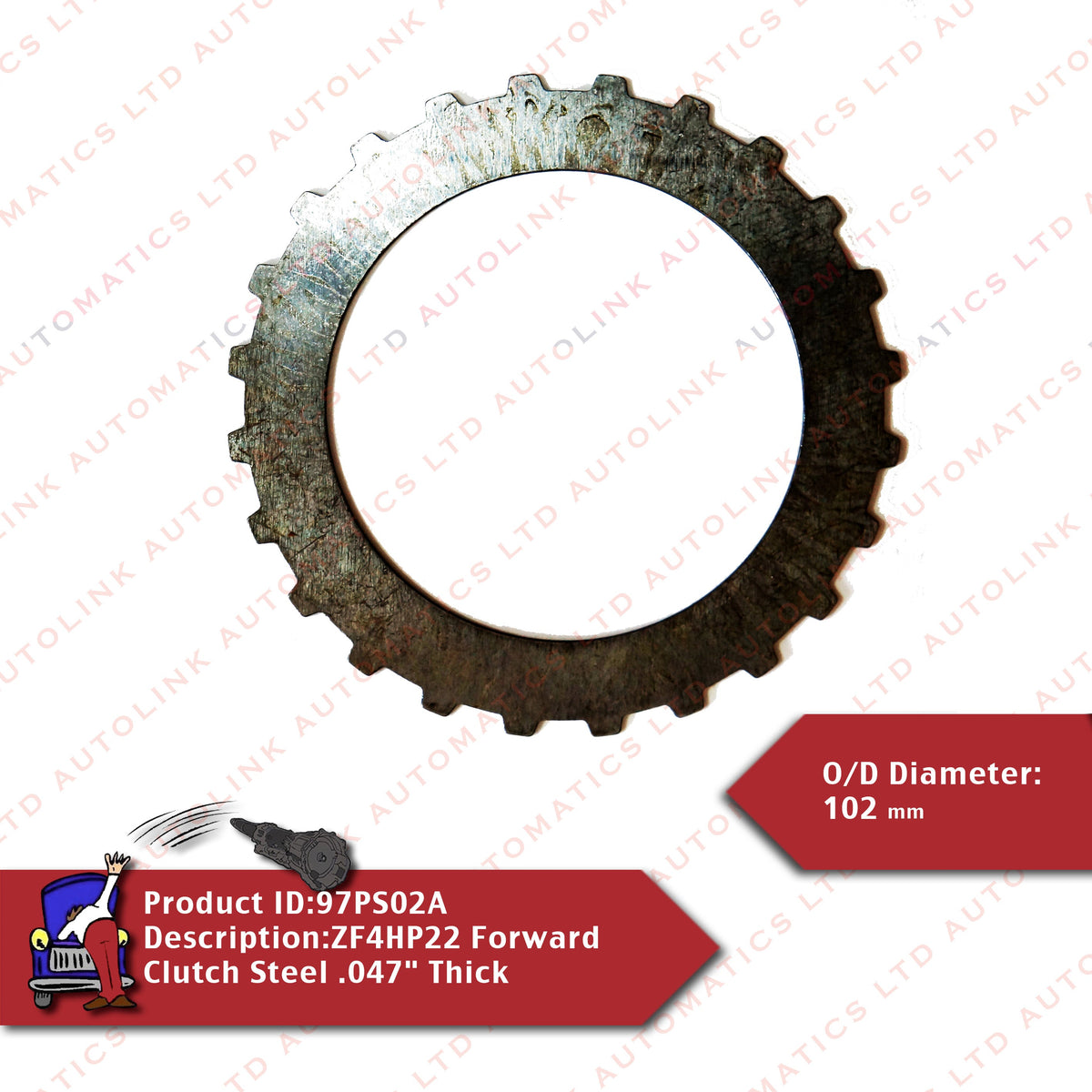 ZF4HP22 Forward Clutch Steel .047" Thick