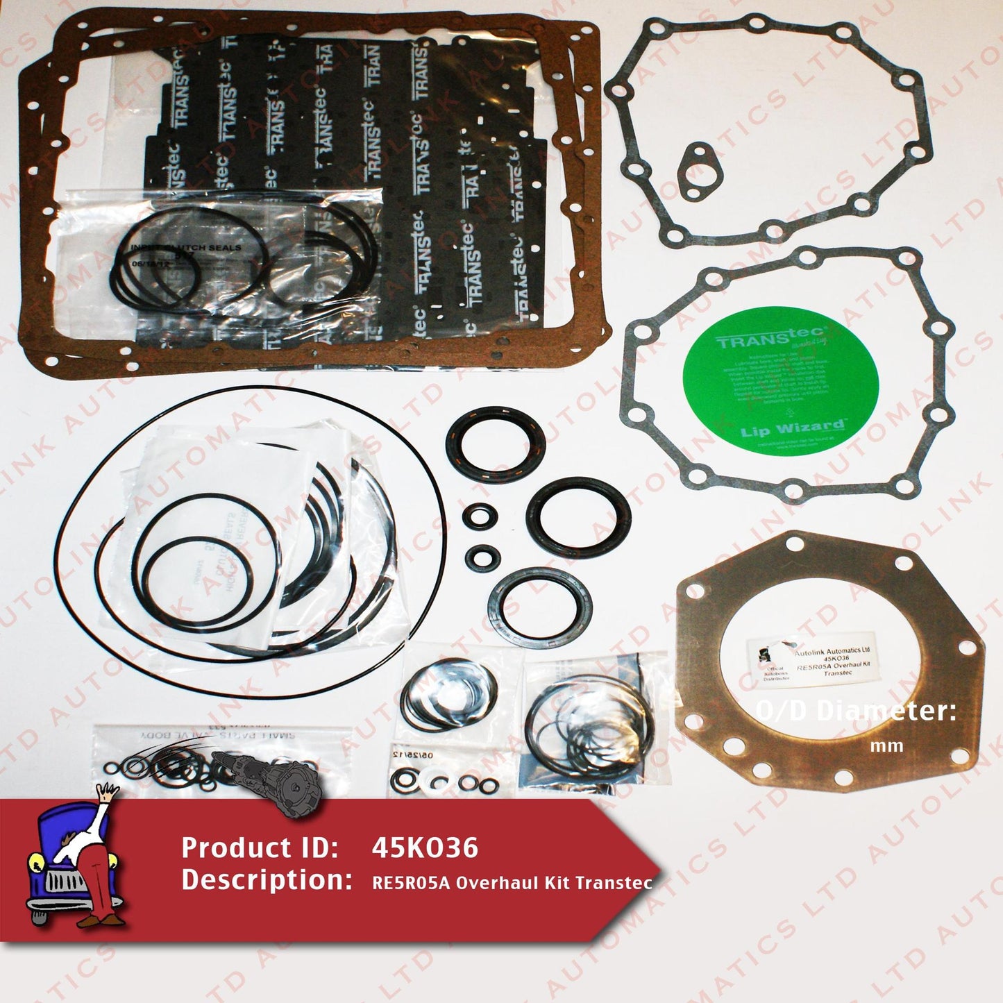 RE5R05A Overhaul Kit Transtec