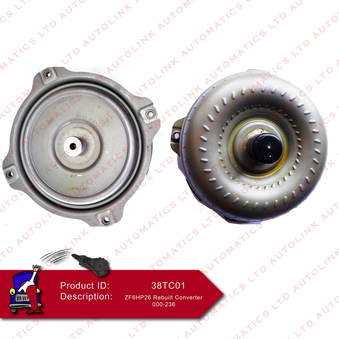 ZF6HP26 Rebuilt Converter 000-236