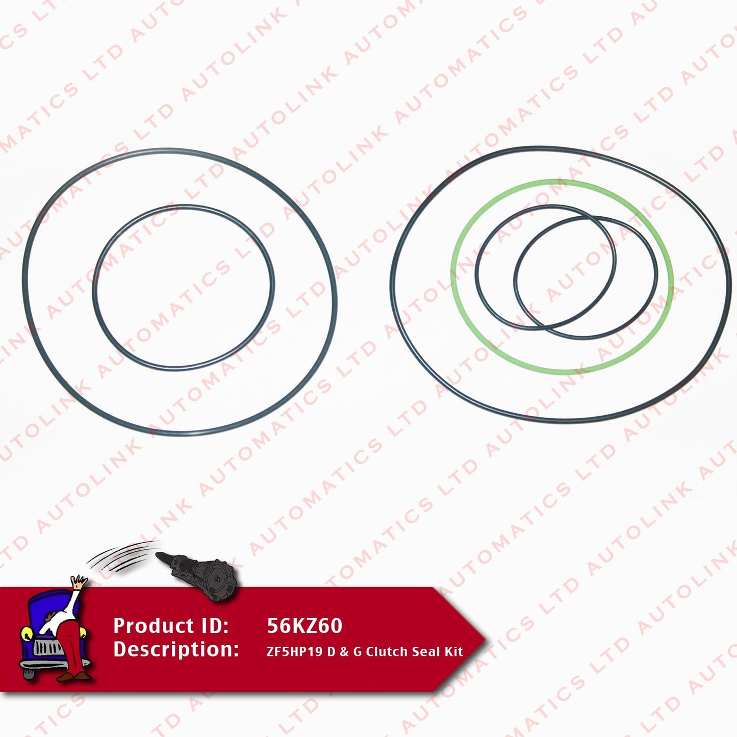 ZF5HP19 D & G Clutch Seal Kit