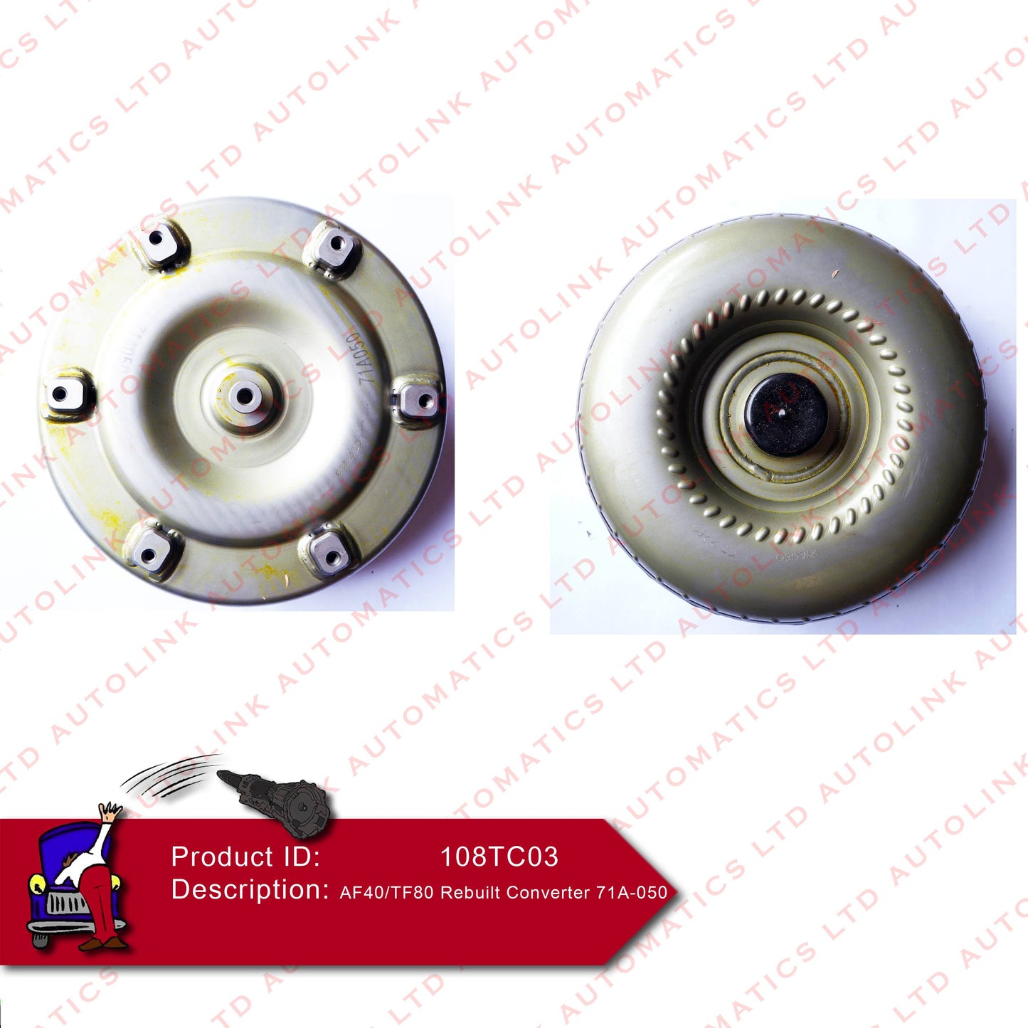 AF40/TF80 Rebuilt Converter 71A-050