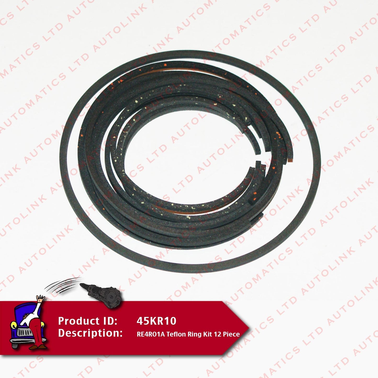 RE4R01A Teflon Ring Kit 12 Piece
