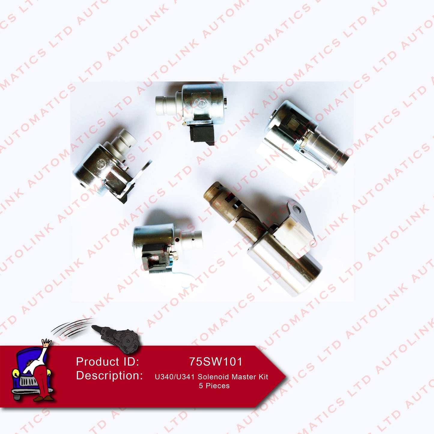 U340/U341 Solenoid Master Kit 5 Peices