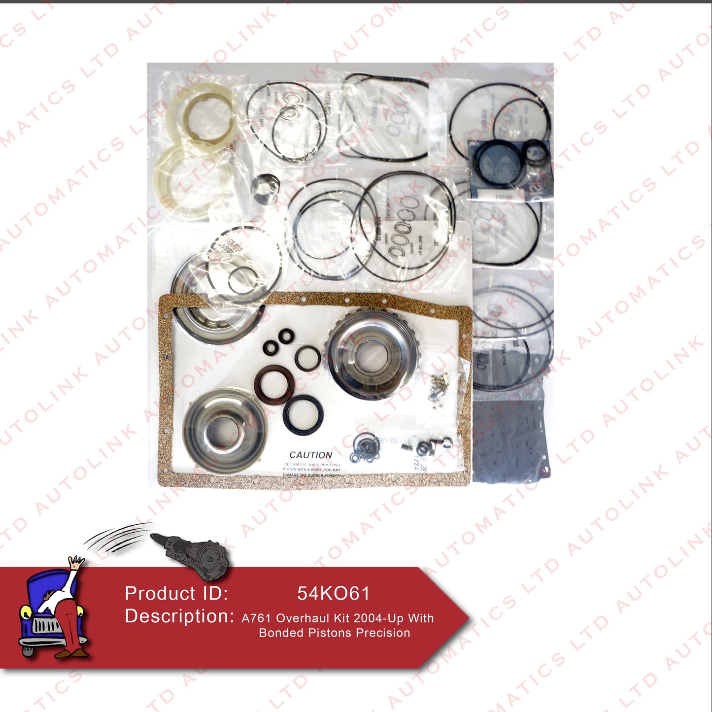 A761 Overhaul Kit 2004-Up With Bonded Pistons Precision