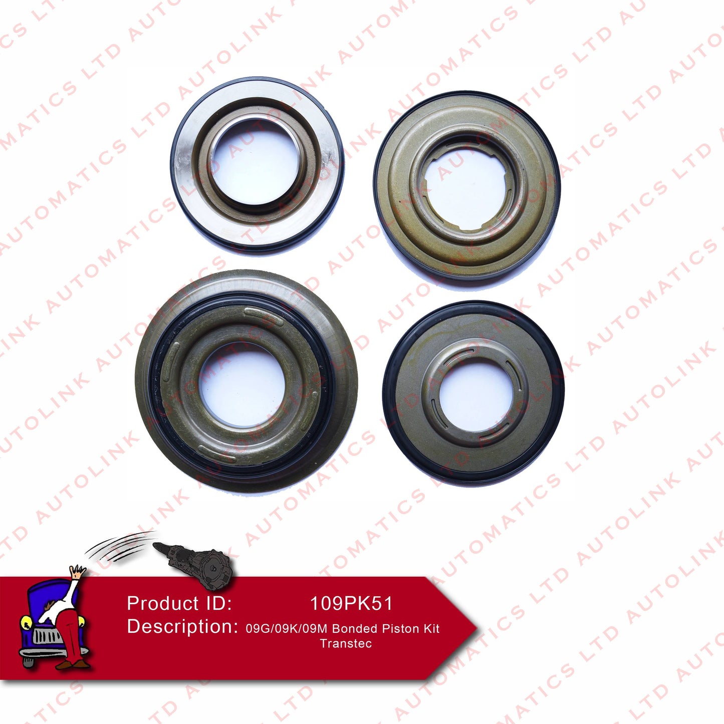 09G/09K/09M Bonded Piston Kit Transtec