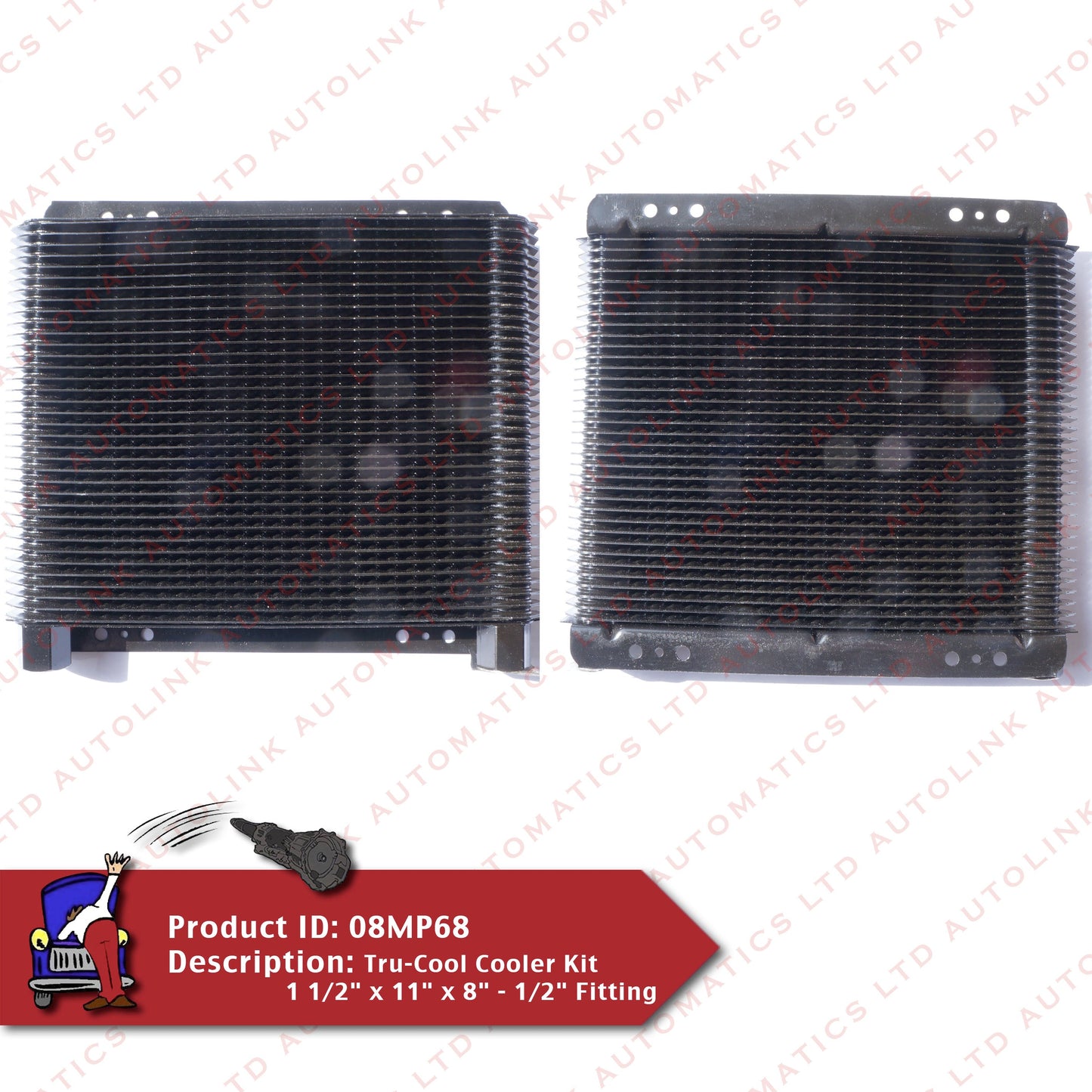 Tru-Cool Cooler Kit 1 1/2" x 11" x 8" - 1/2" Fitting