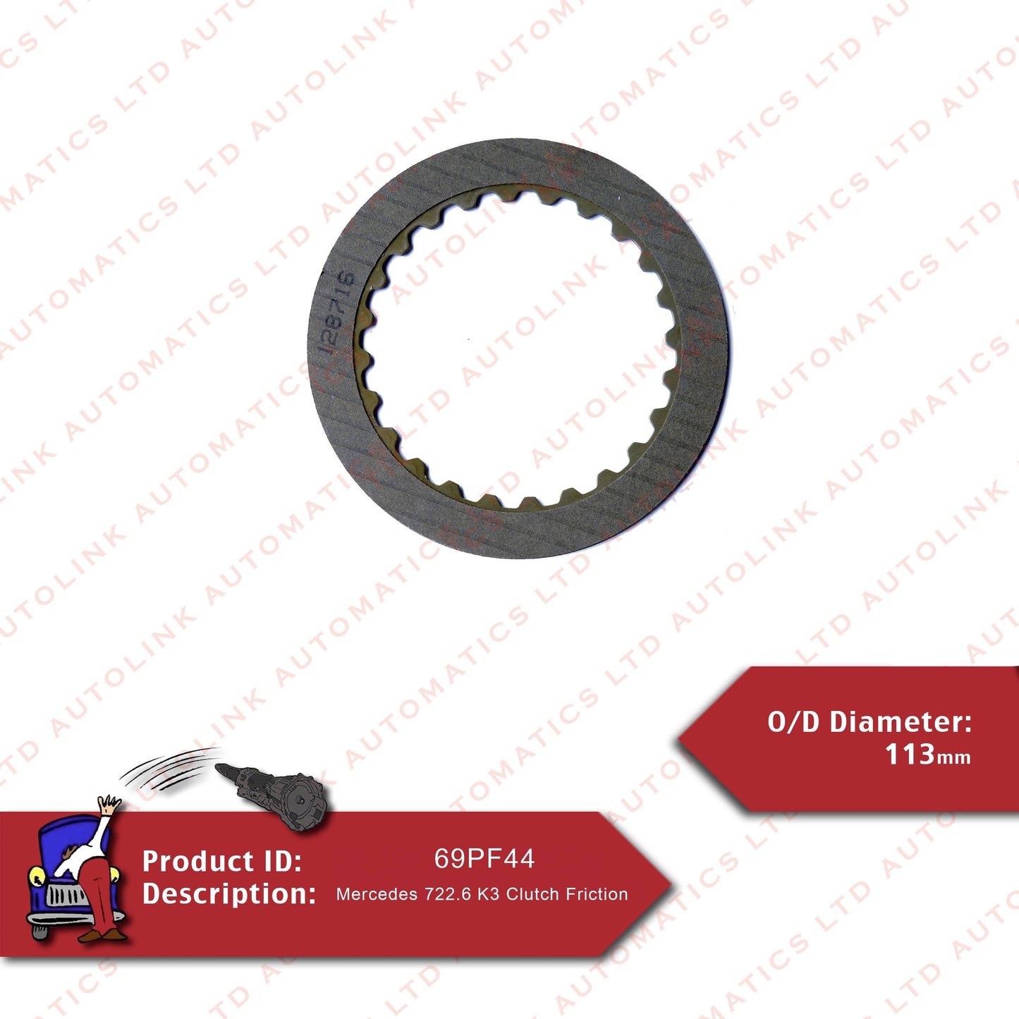 Mercedes 722.6 K3 Clutch Friction