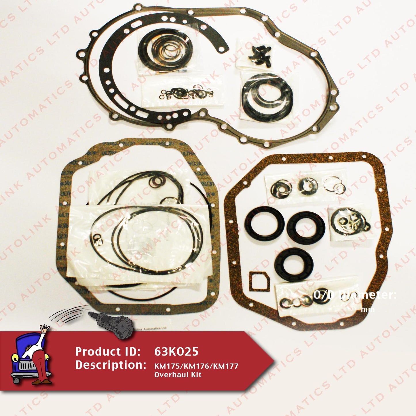 KM175/KM176/KM177 Overhaul Kit