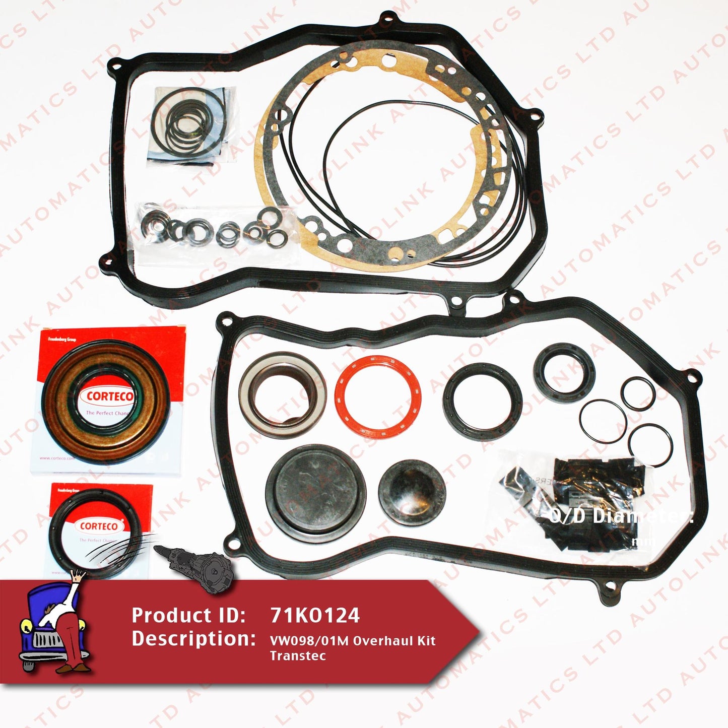 VW098/01M Overhaul Kit Transtec