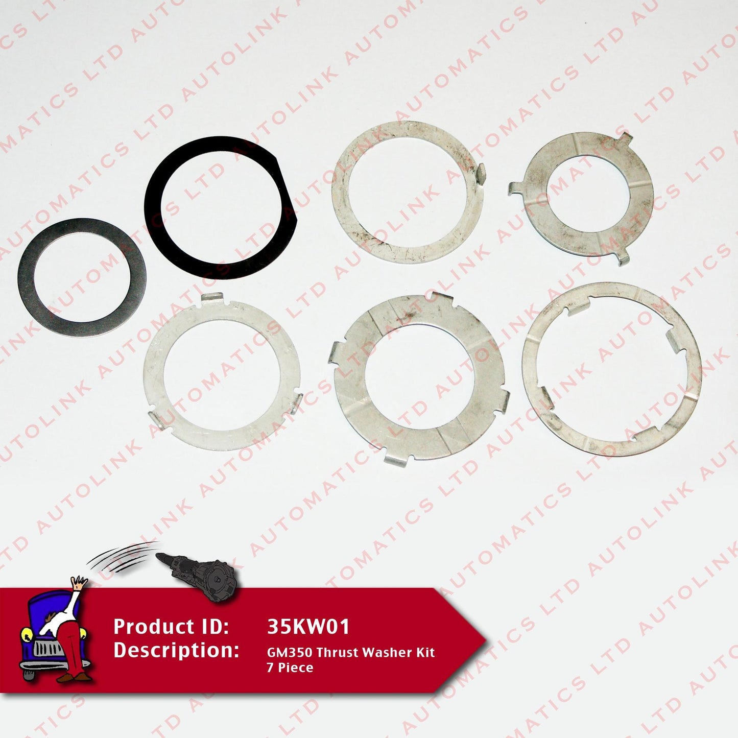 GM350 Thrust Washer Kit 7 Piece