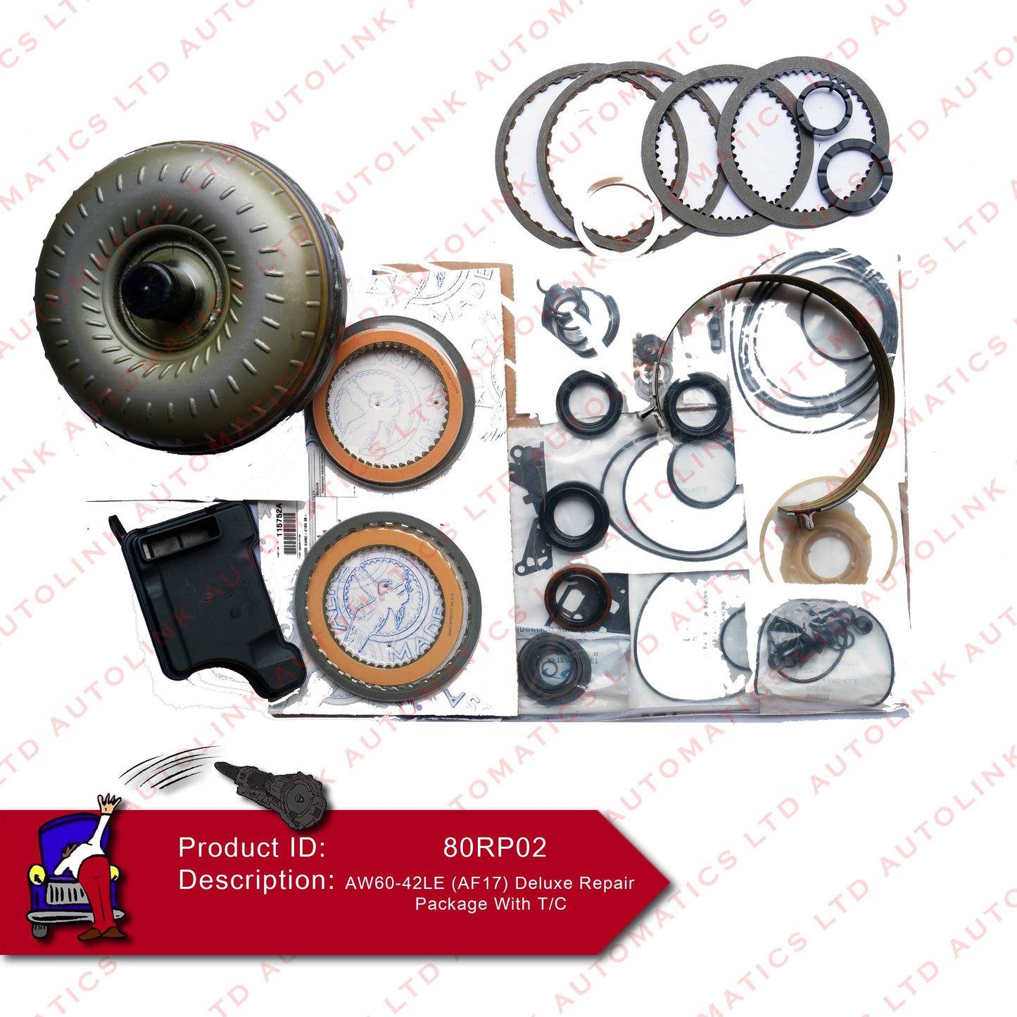 AW60-42LE (AF17) Deluxe Repair Package With T/C