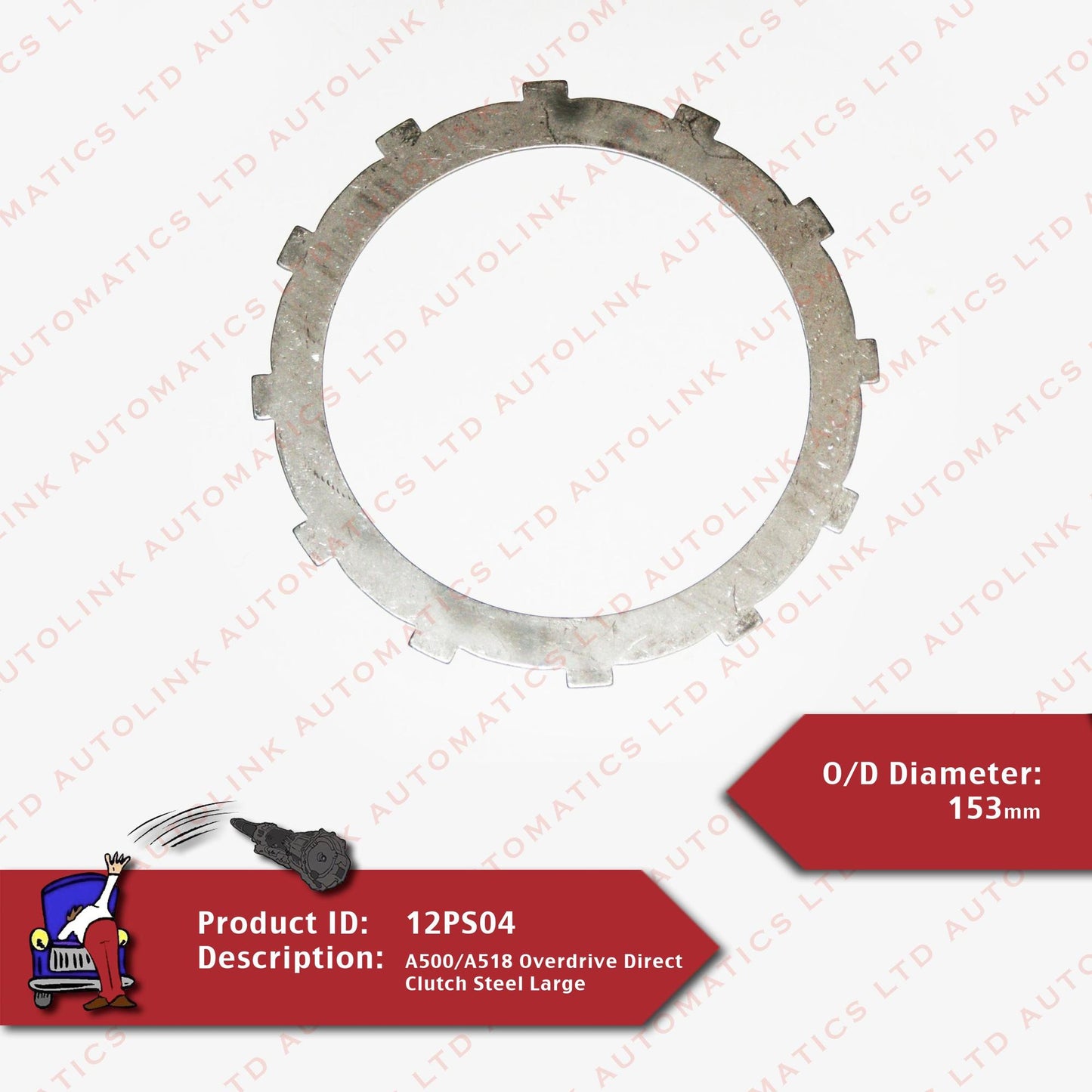 A500/A518 Overdrive Direct Clutch Steel Large
