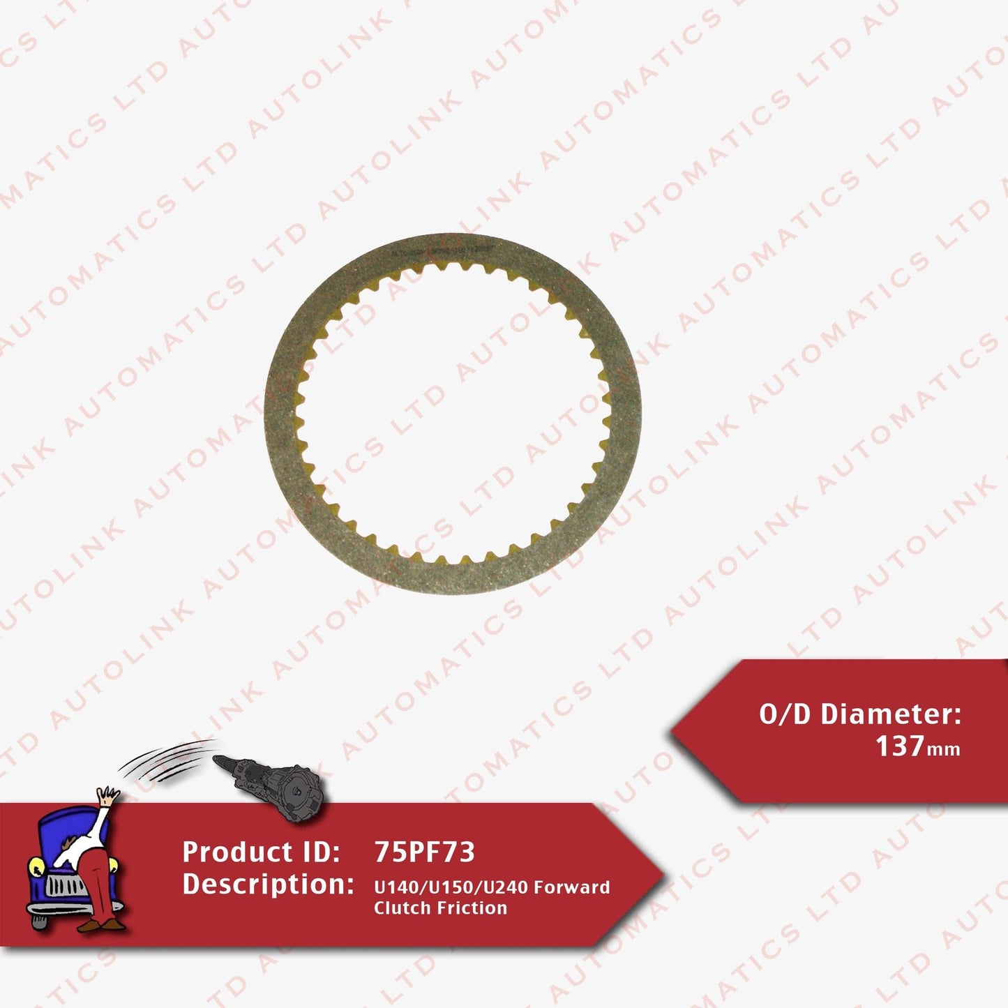 U140/U150/U240 Forward Clutch Friction