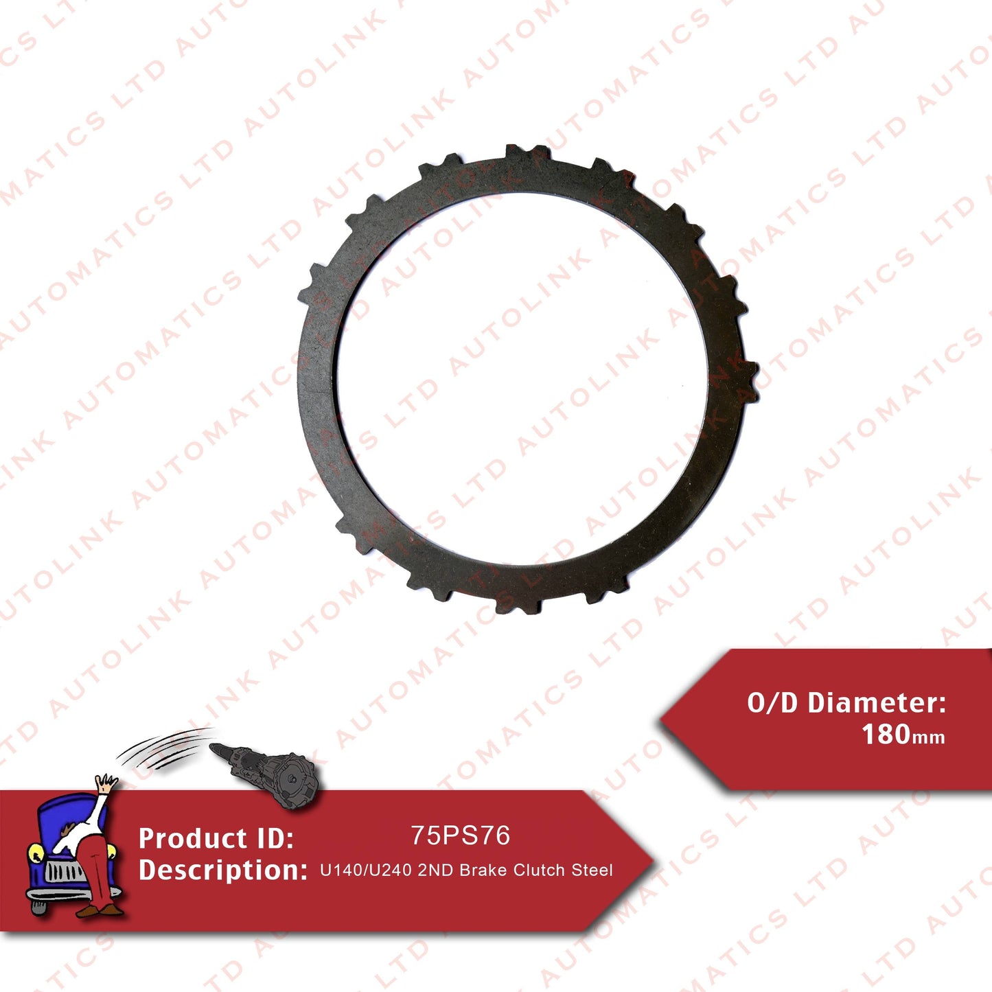 U140/U240 2nd Brake Clutch Steel