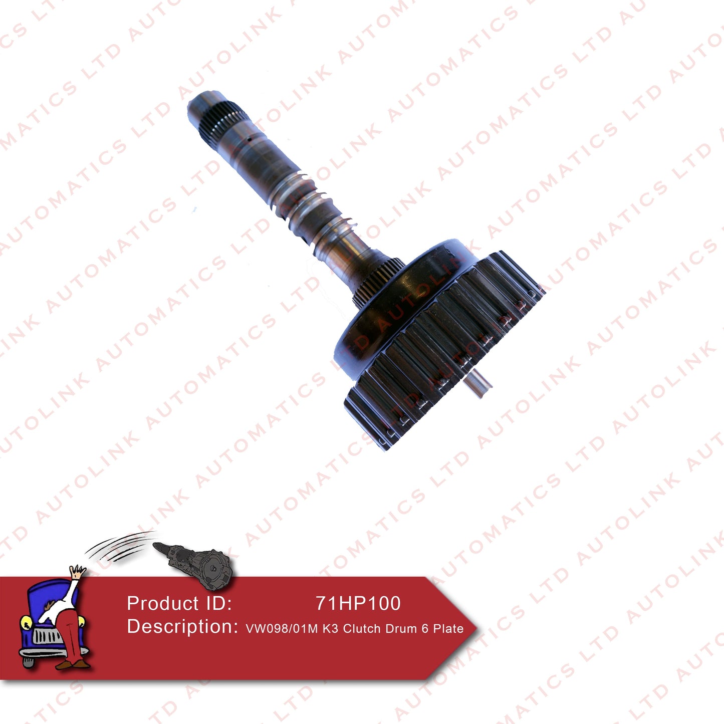 VW098/01M K3 Clutch Drum 6 Plate