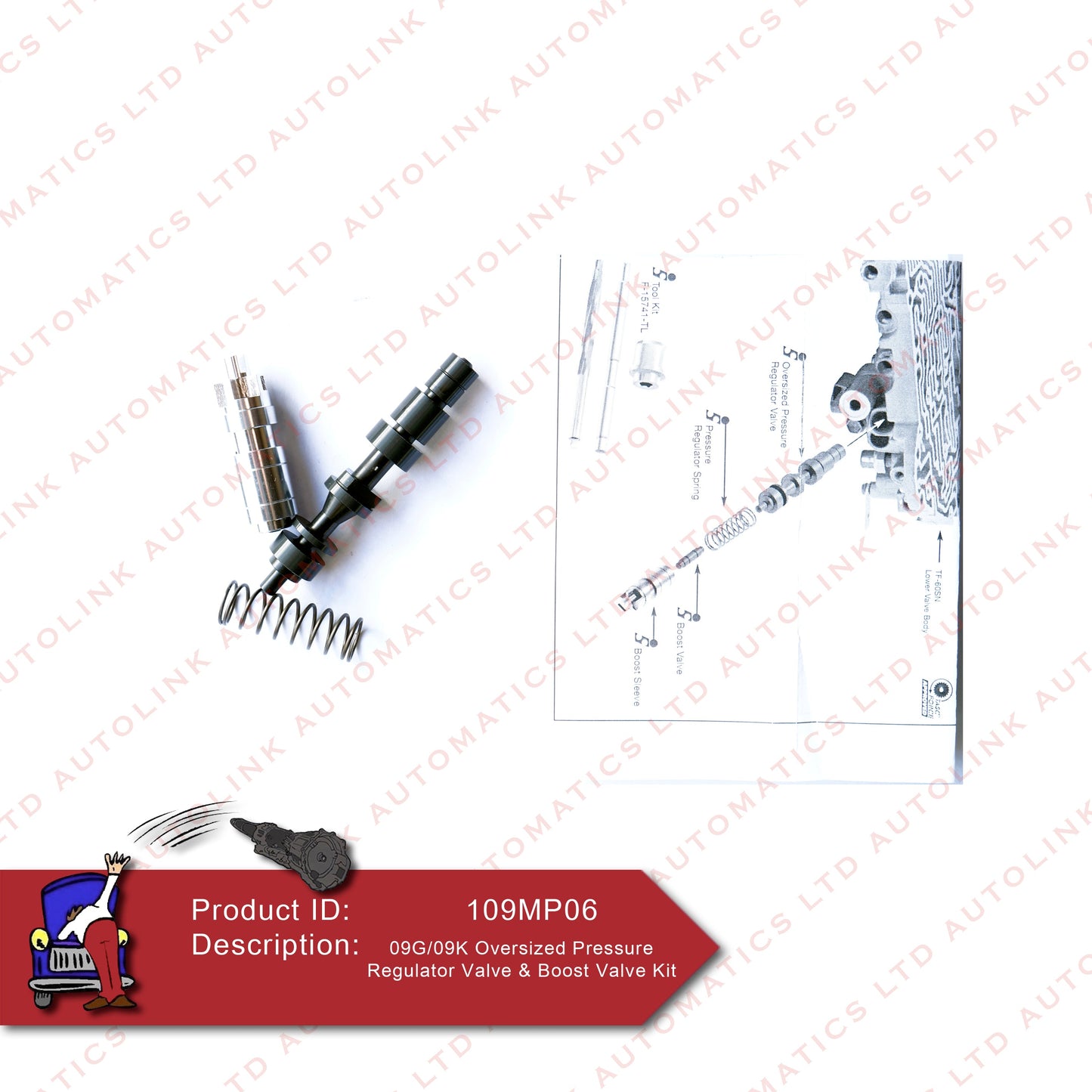 09G/09K Oversized Pressure Regulator Valve & Boost Valve Kit