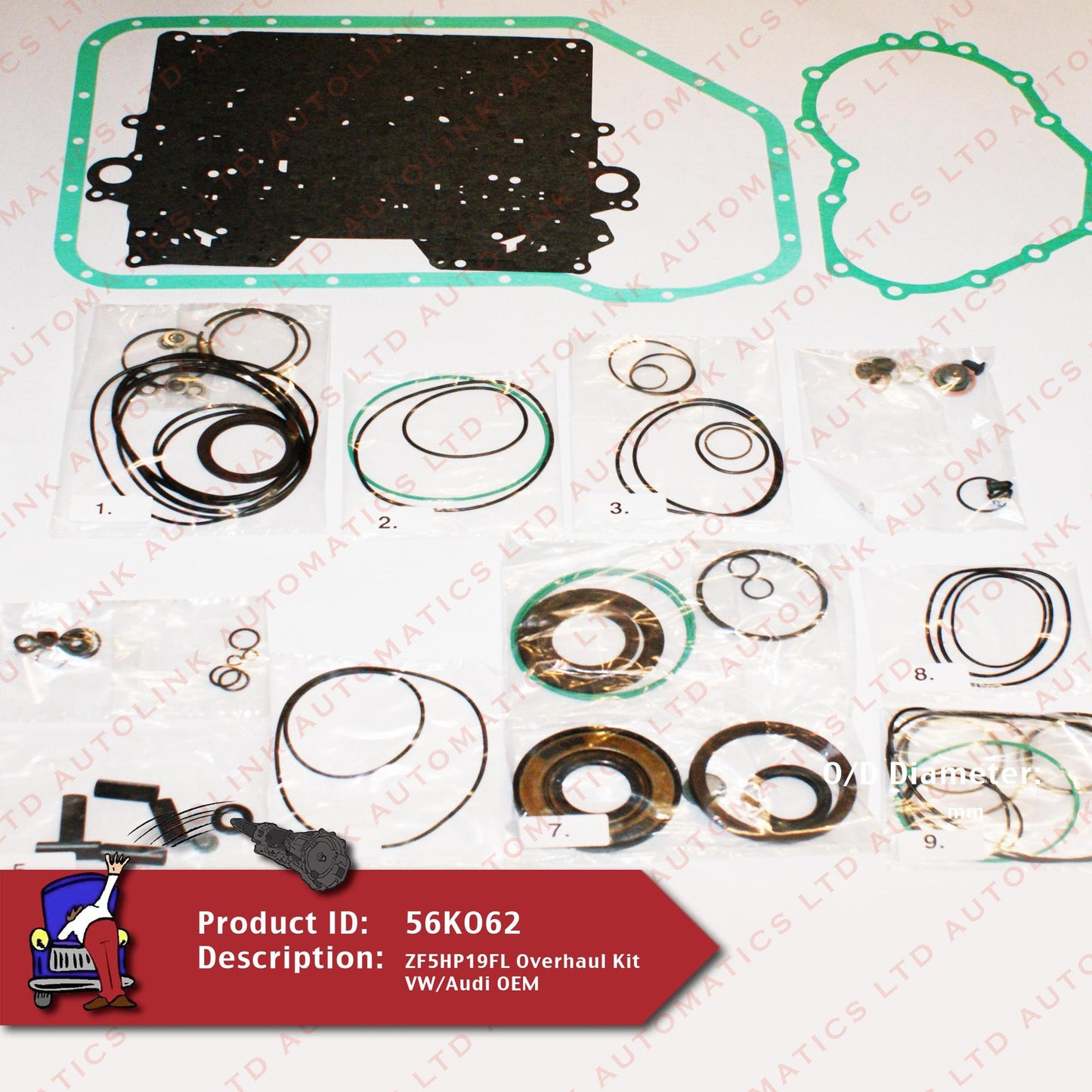 ZF5HP19FL Overhaul Kit VW/Audi OEM