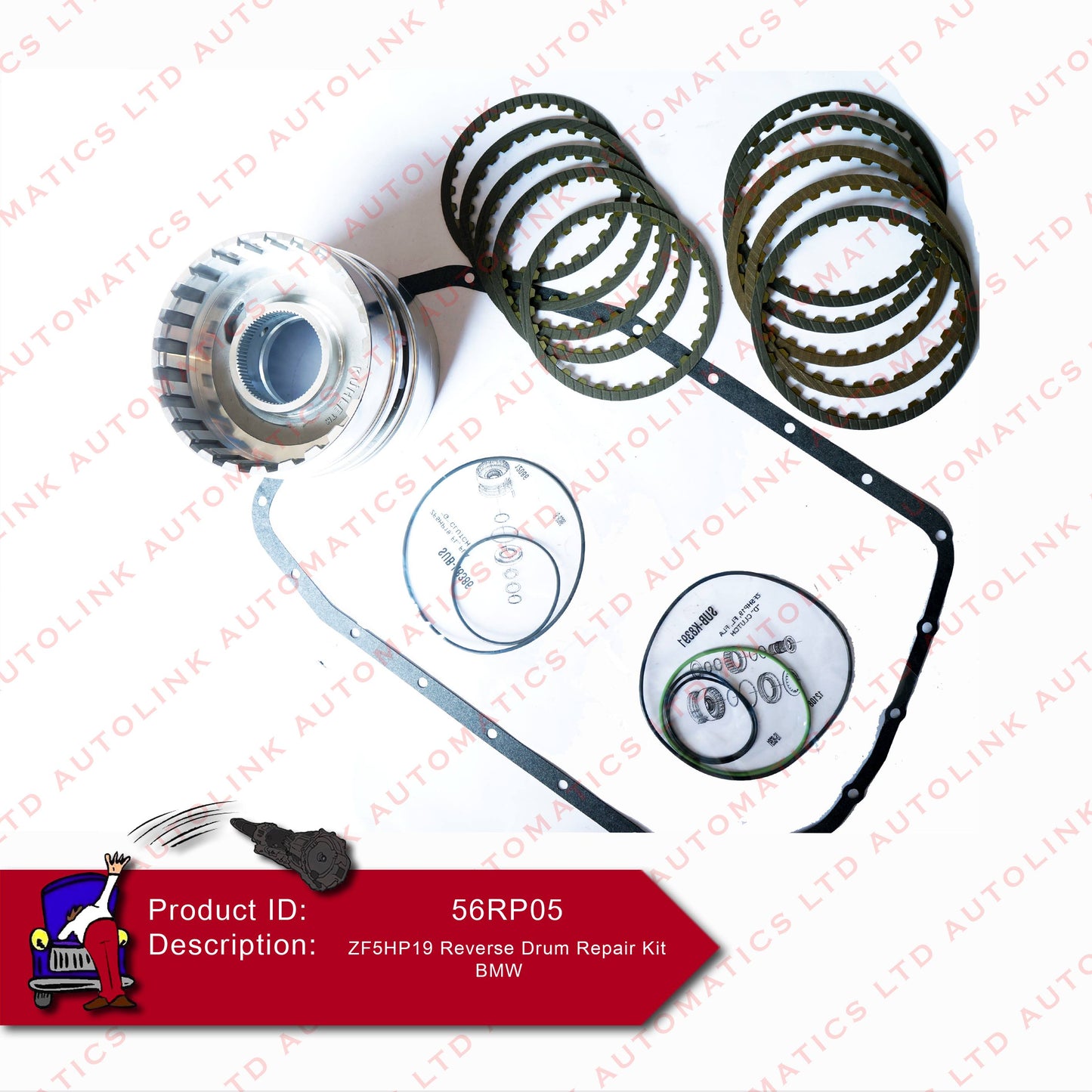 ZF5HP19 Reverse Drum Repair Kit BMW