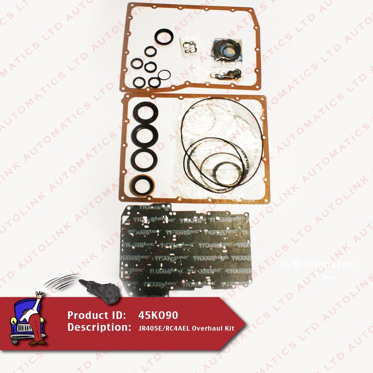 JR405E/RC4AEL Overhaul Kit