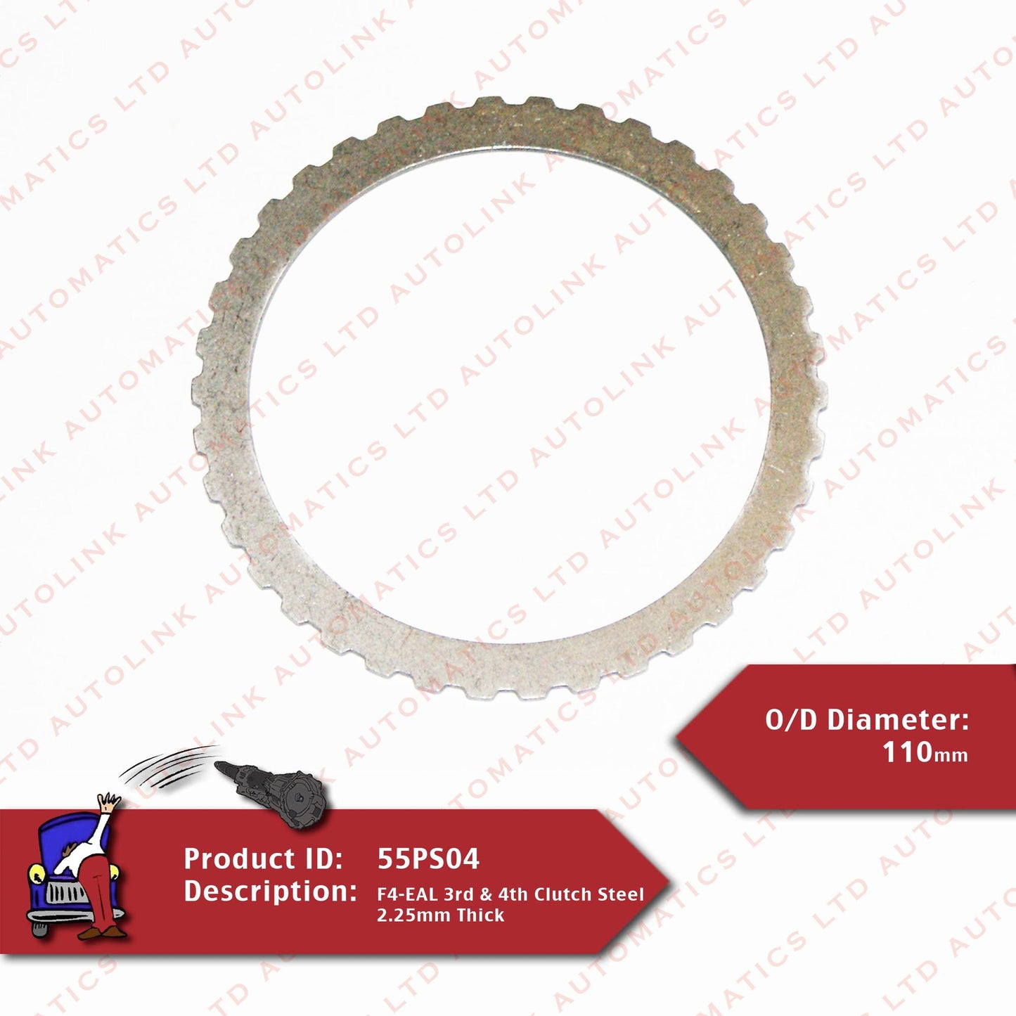 F4-EAL 3rd & 4th Clutch Steel 2.25mm Thick
