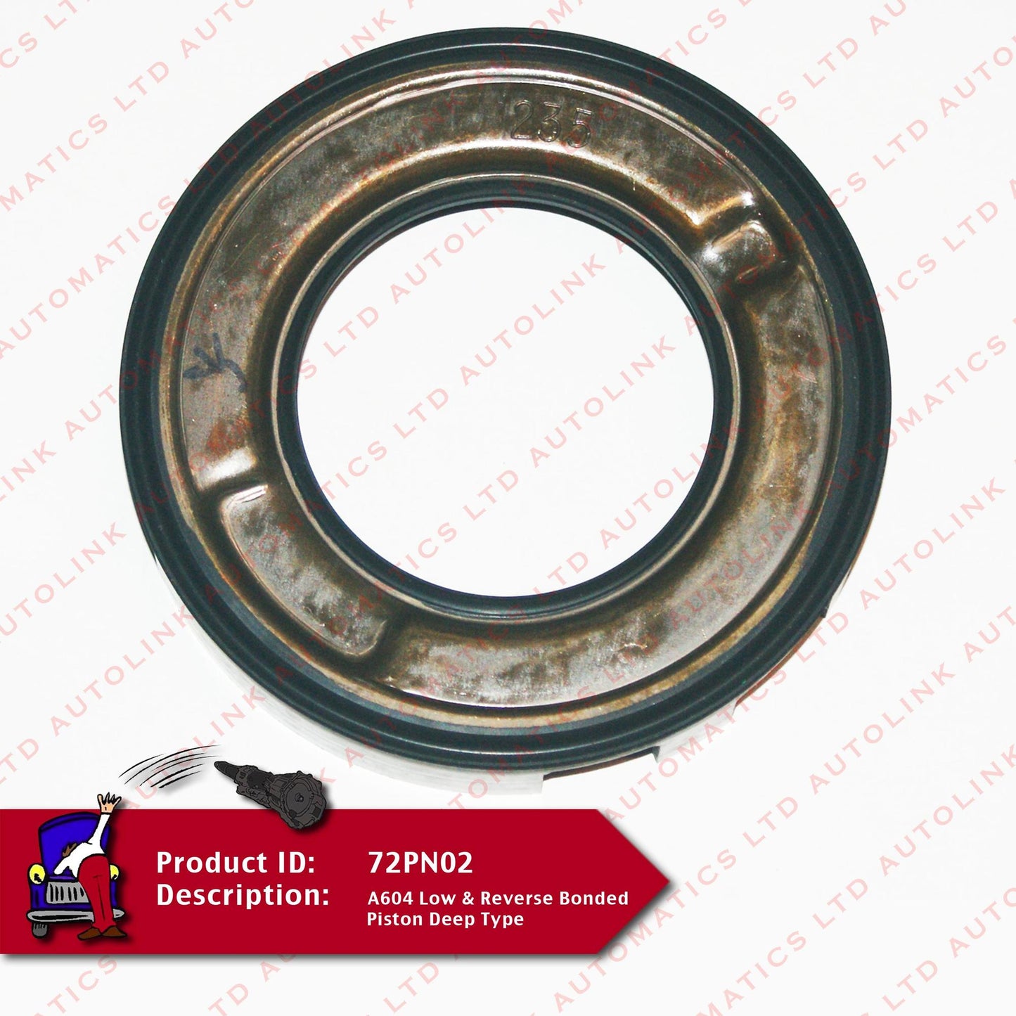 A604 Low & Reverse Bonded Piston Deep Type