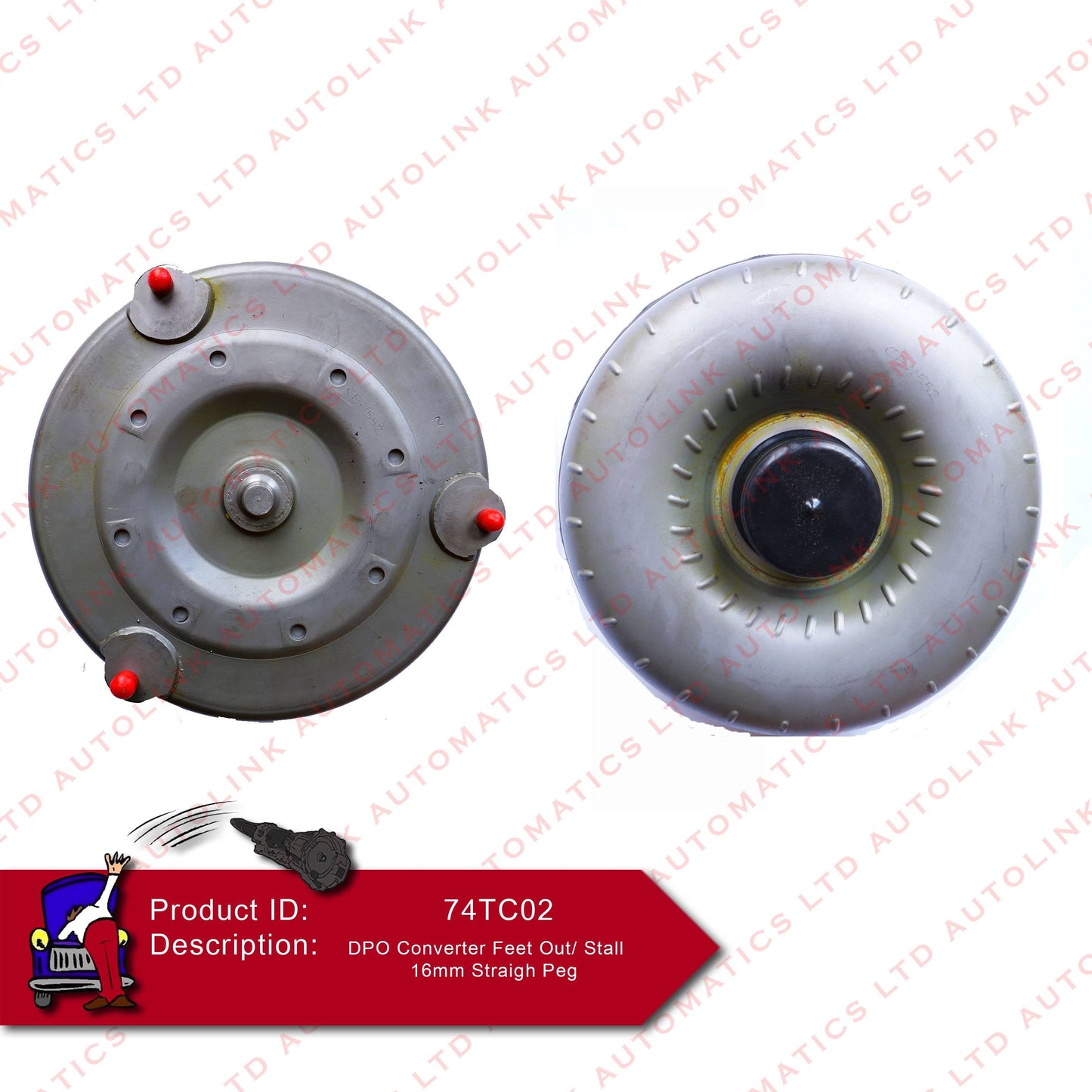 DPO Converter Feet Out / Stall 16mm Straight Peg