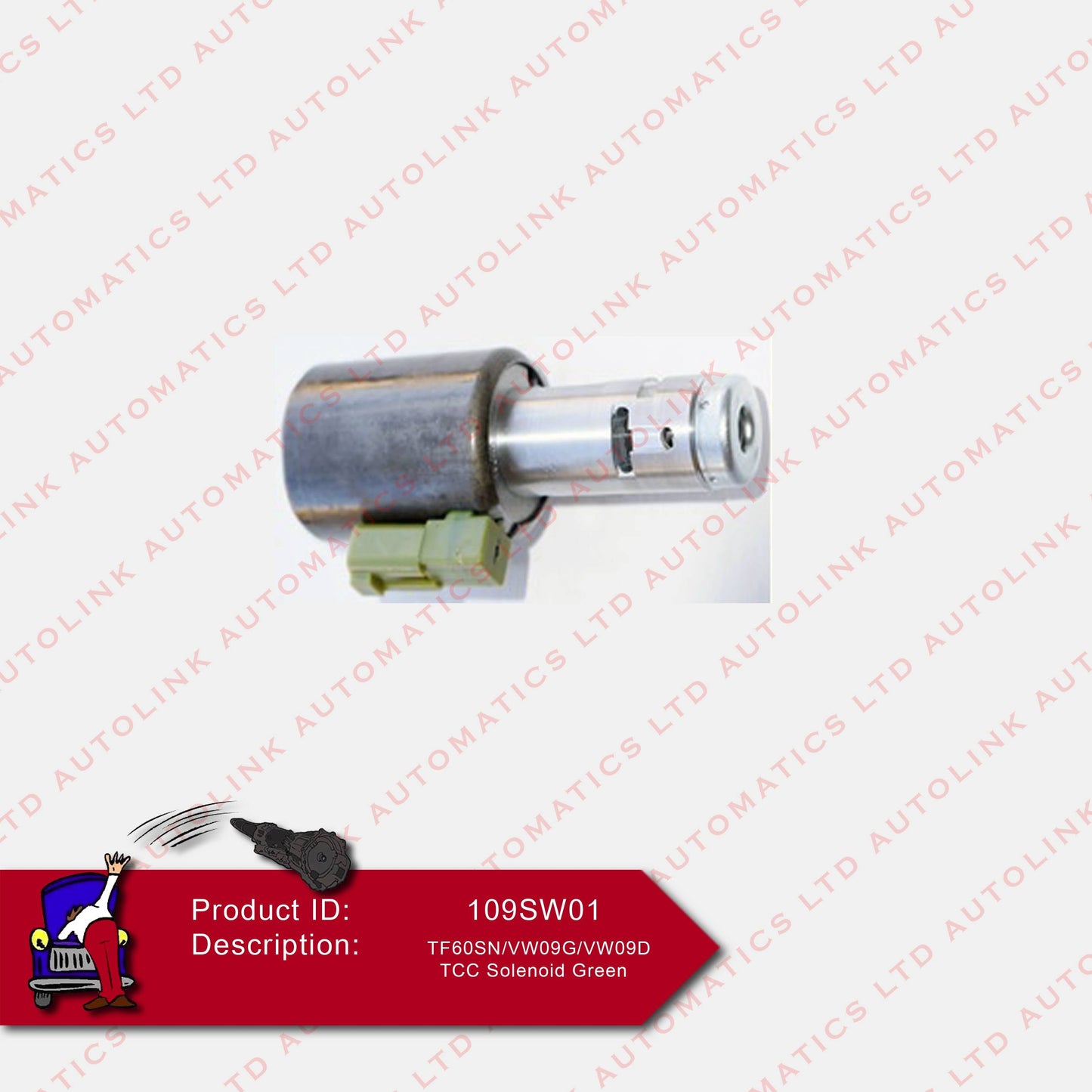 TF60SN/VW09G/VW09D TCC Solenoid Green Plug