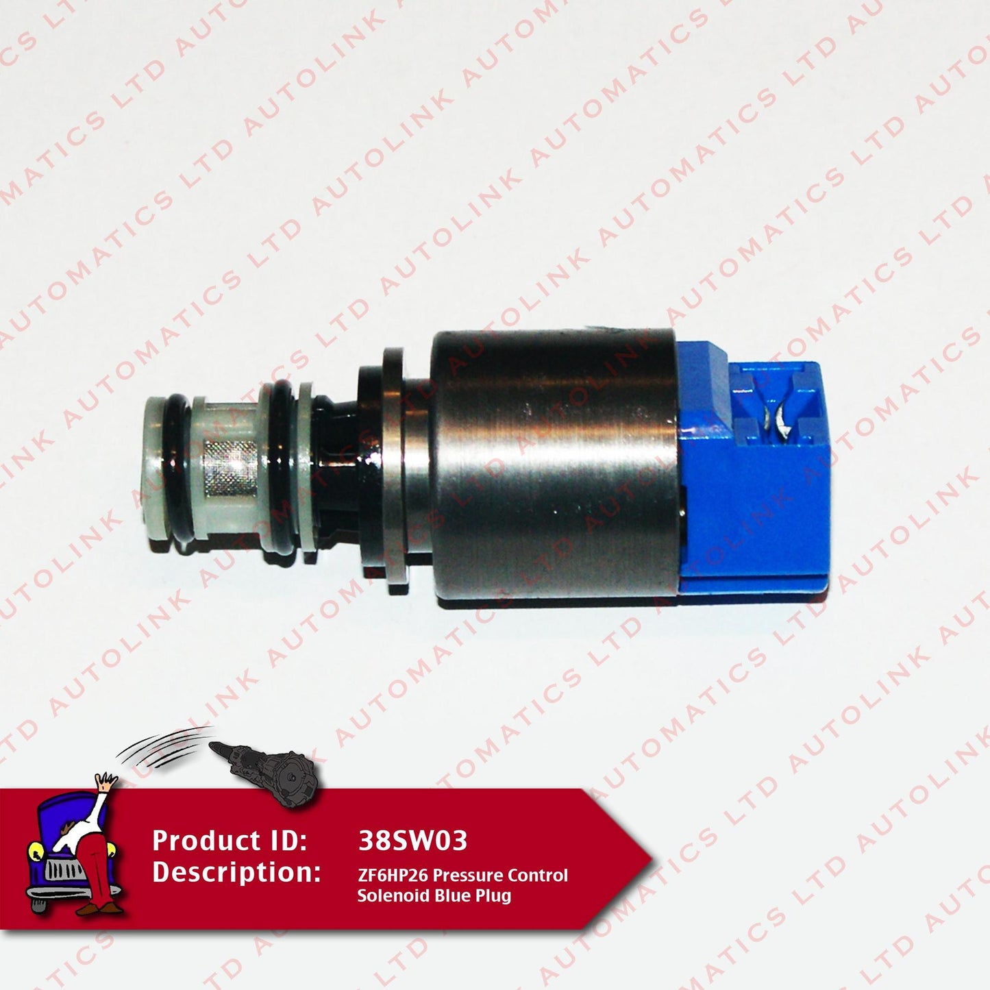 ZF6HP26 Pressure Control Solenoid Blue Plug
