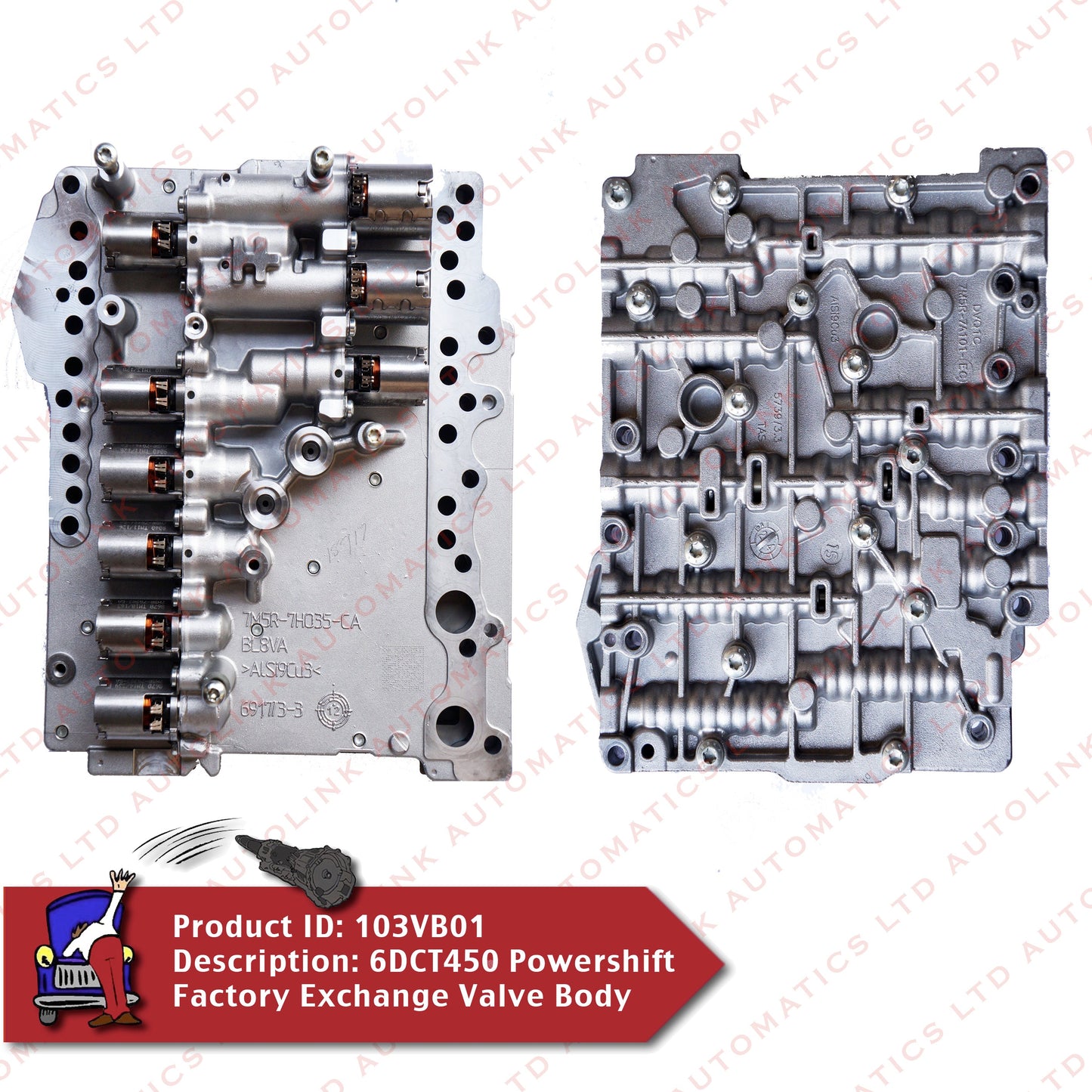 6DCT450 Powershift Exchange Valve Body