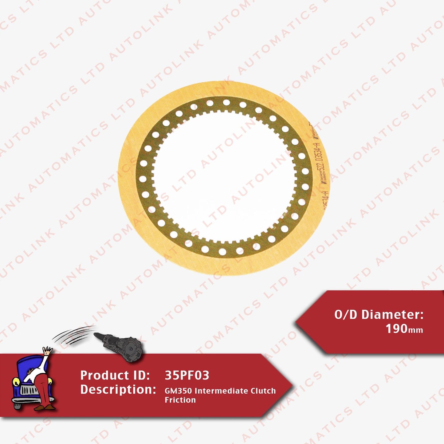 GM350 Intermediate Clutch Friction