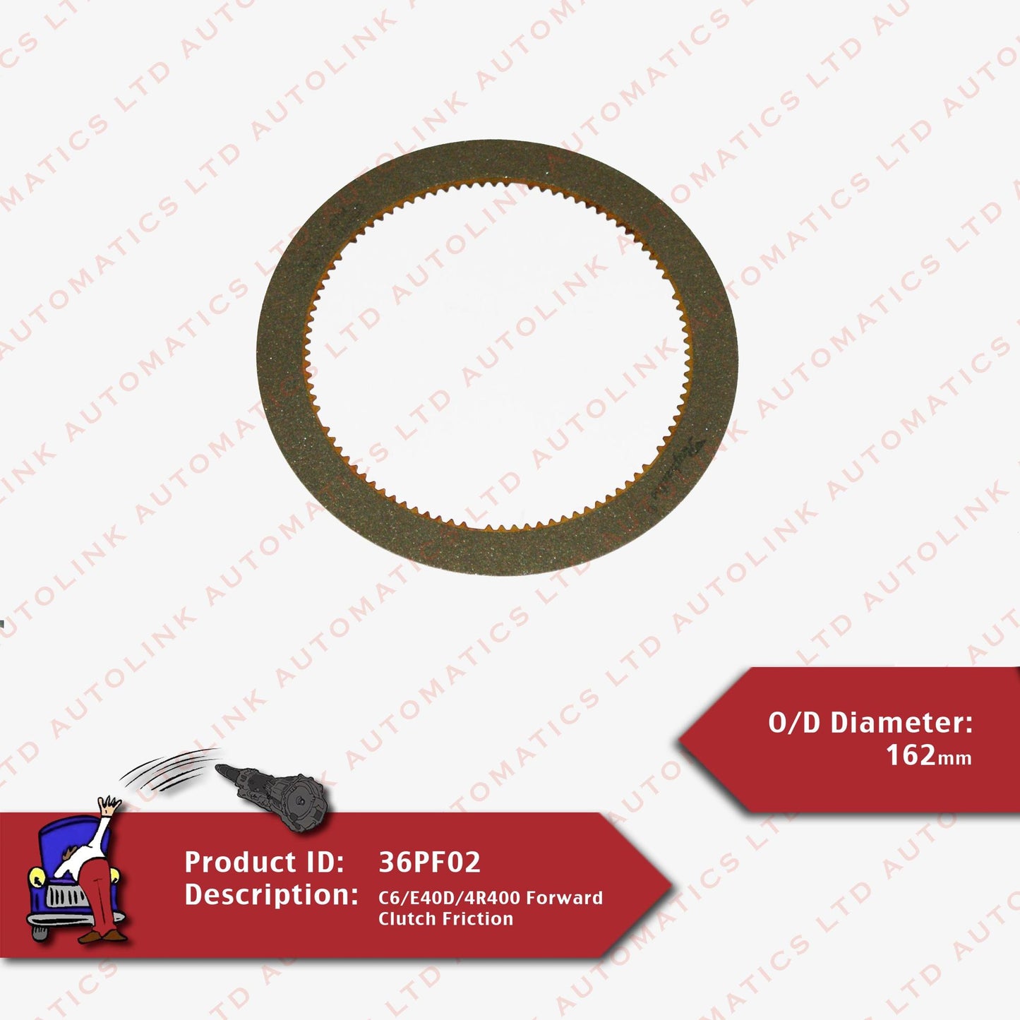 C6/E40D/4R400 Forward Clutch Friction