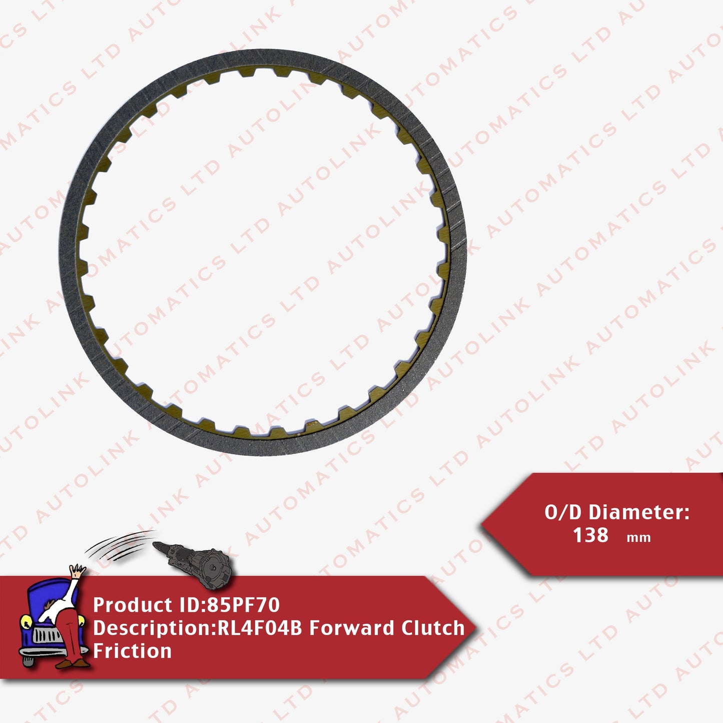 RL4F04B Forward Clutch Friction