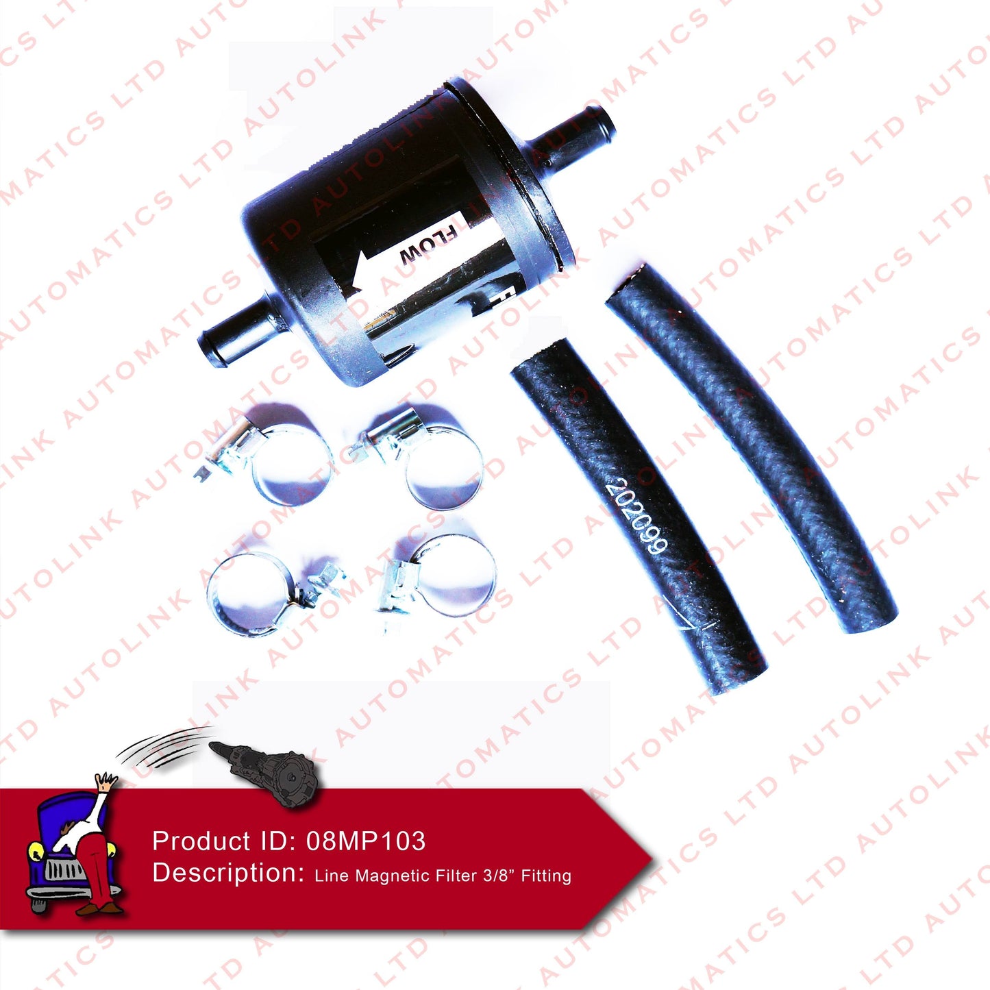 Inline Magnetic Filter 3/8" Fitting