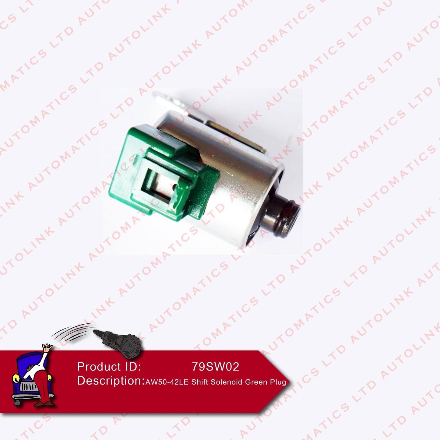 AW50-42LE Shift Solenoid Green Plug