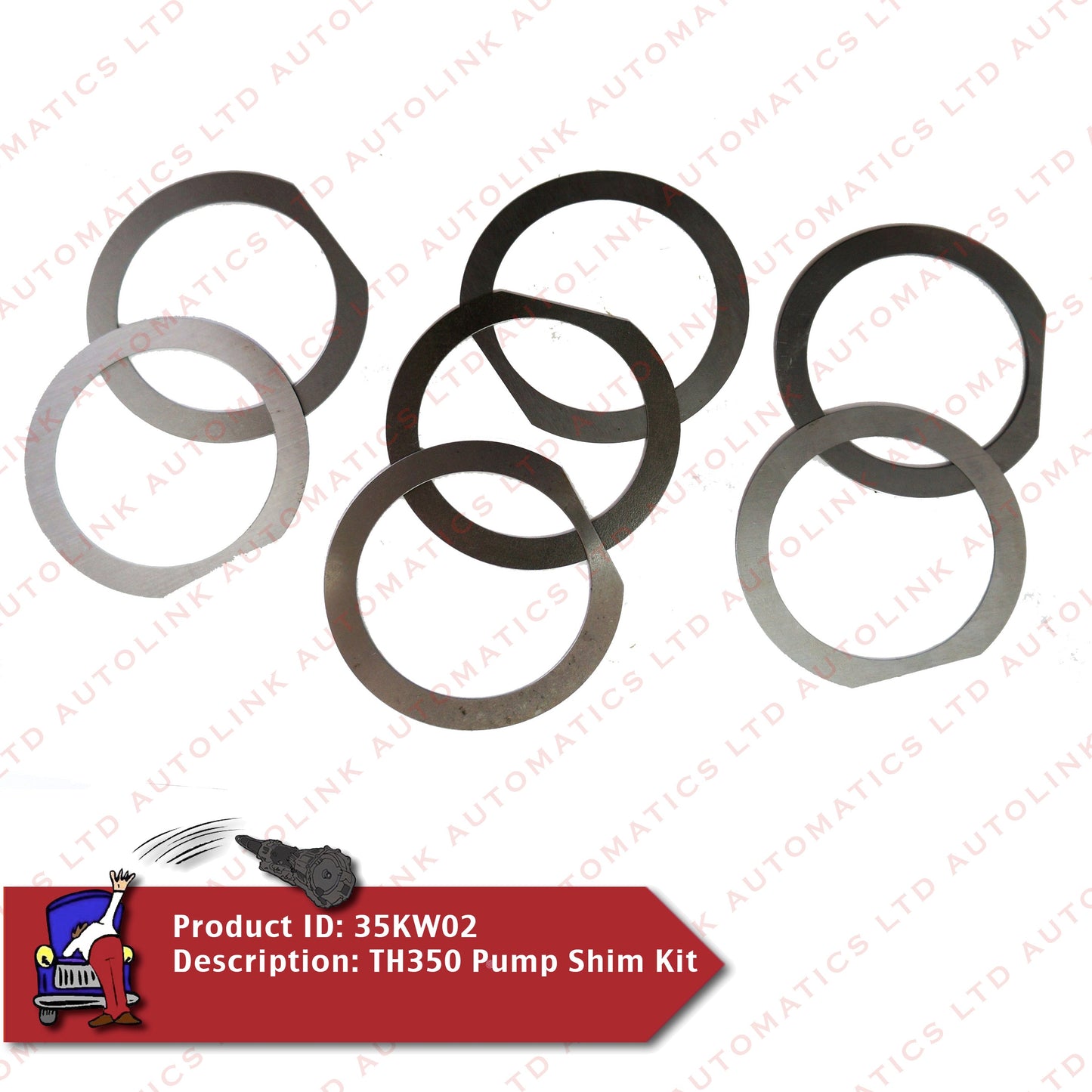 TH350 Pump Shim Kit