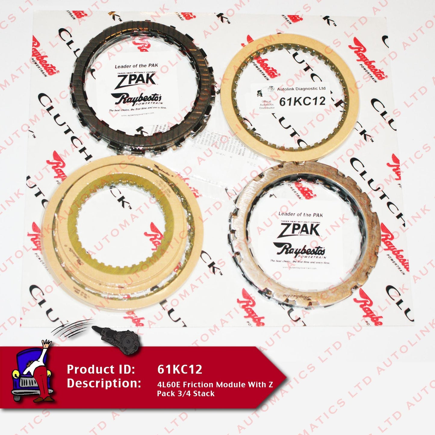 4L60E Friction Module With Z Pack 3/4 Stack