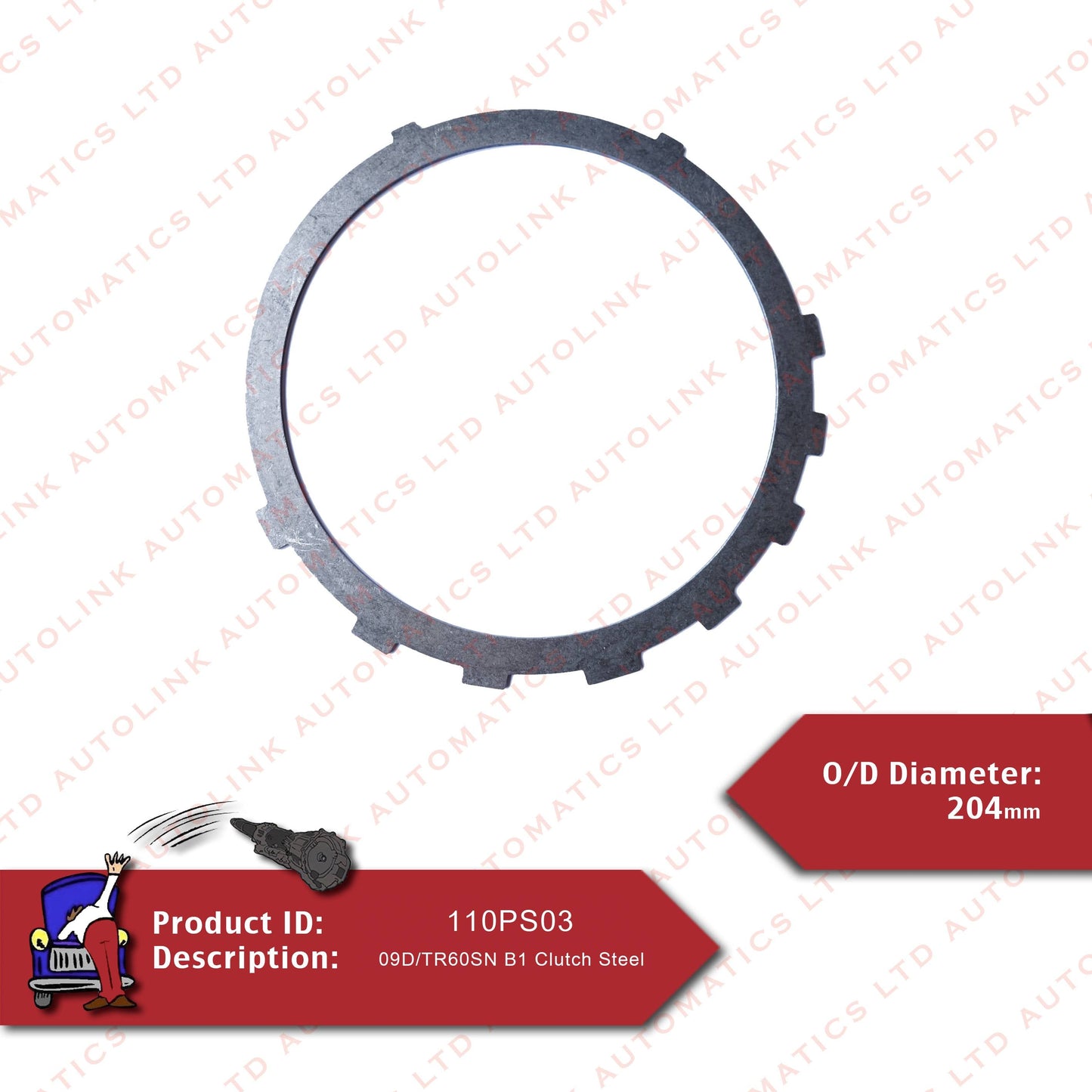 09D/TR60SN B1 Clutch Steel