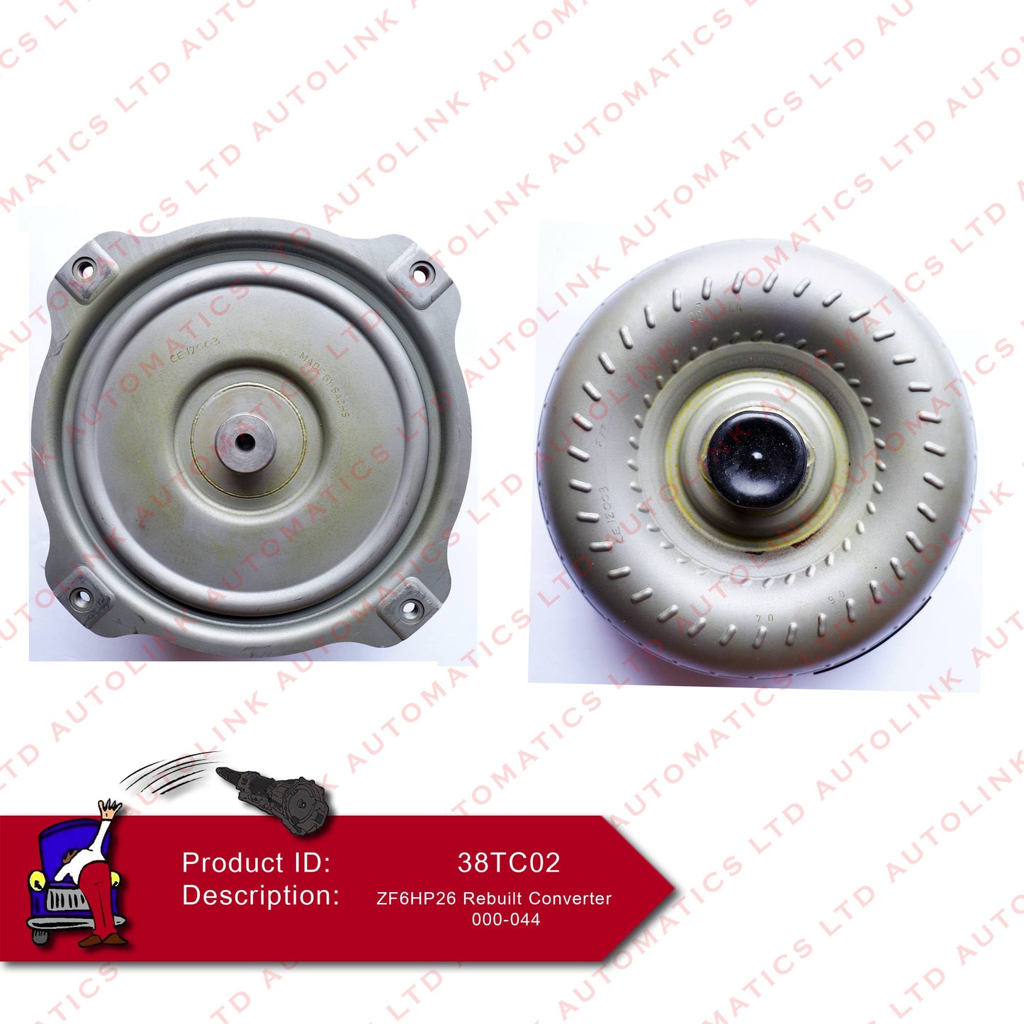 ZF6HP26 Rebuilt Converter 000-044