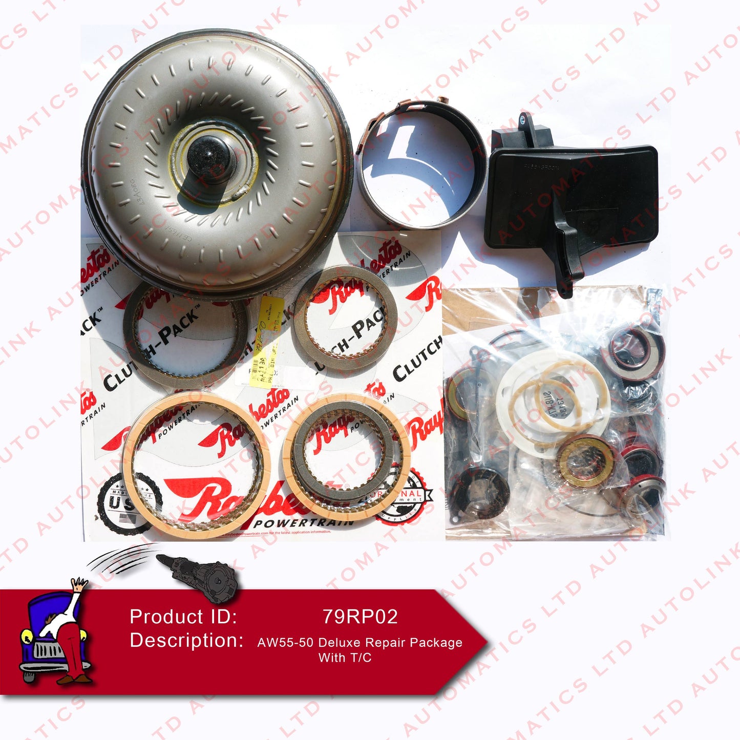 AW55-50 Deluxe Repair Package With T/C
