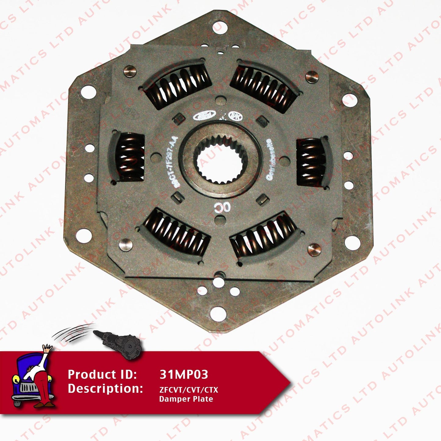 ZFCVT/CVT/CTX Damper Plate