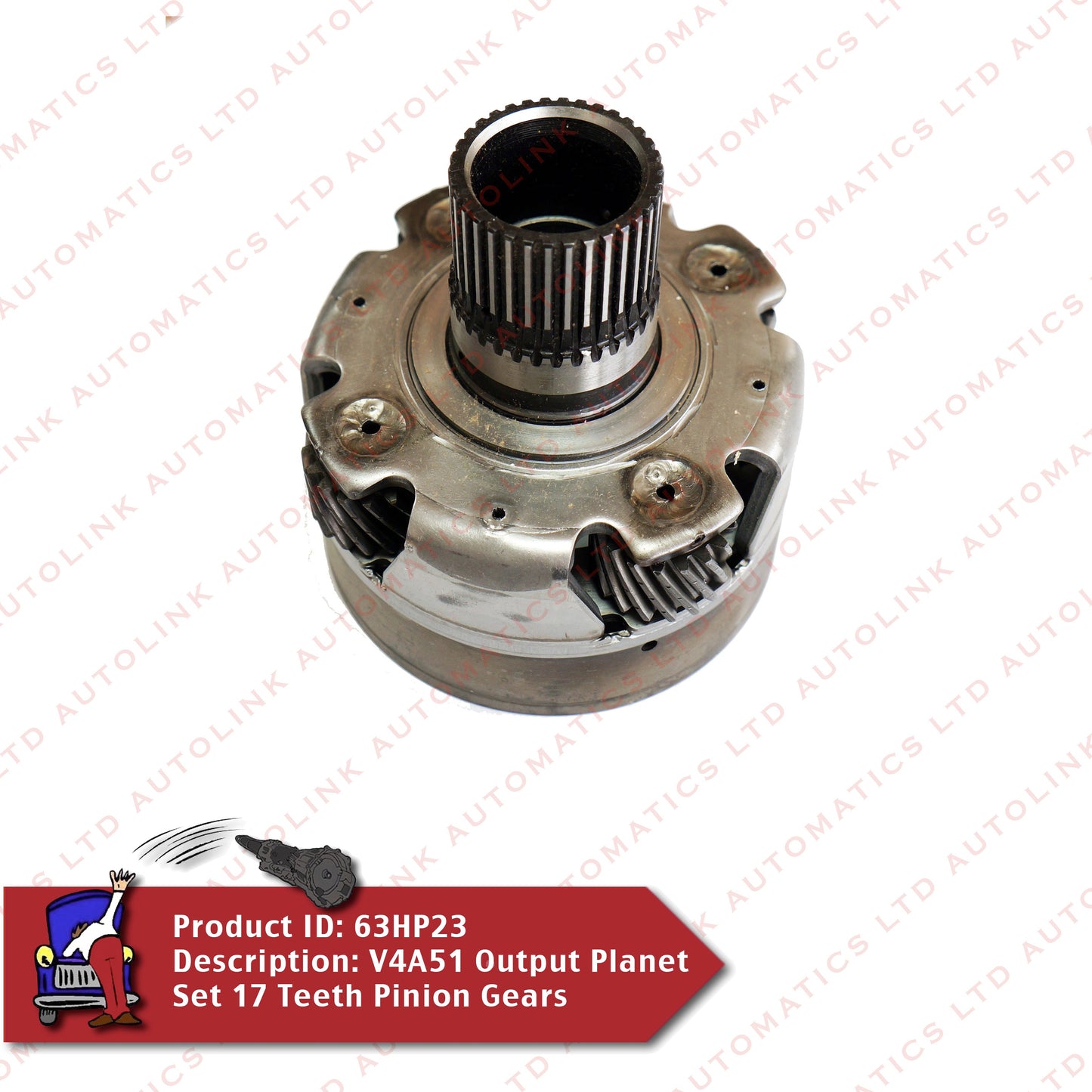 V4A51 Output Planet Set 17 Teeth Pinion Gears