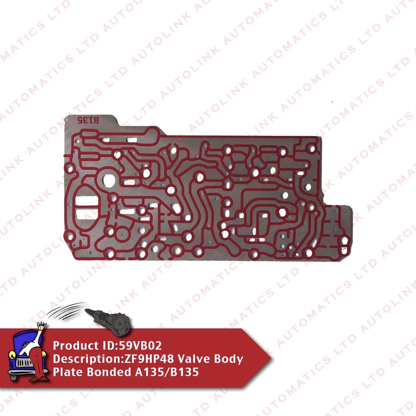 ZF9HP48 Valve Body Plate Bonded A135/B135