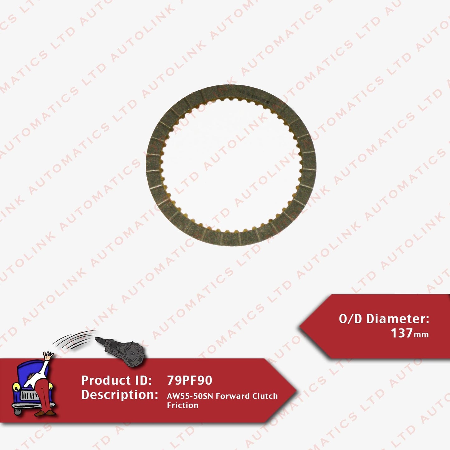 AW55-50SN Forward Clutch Friction