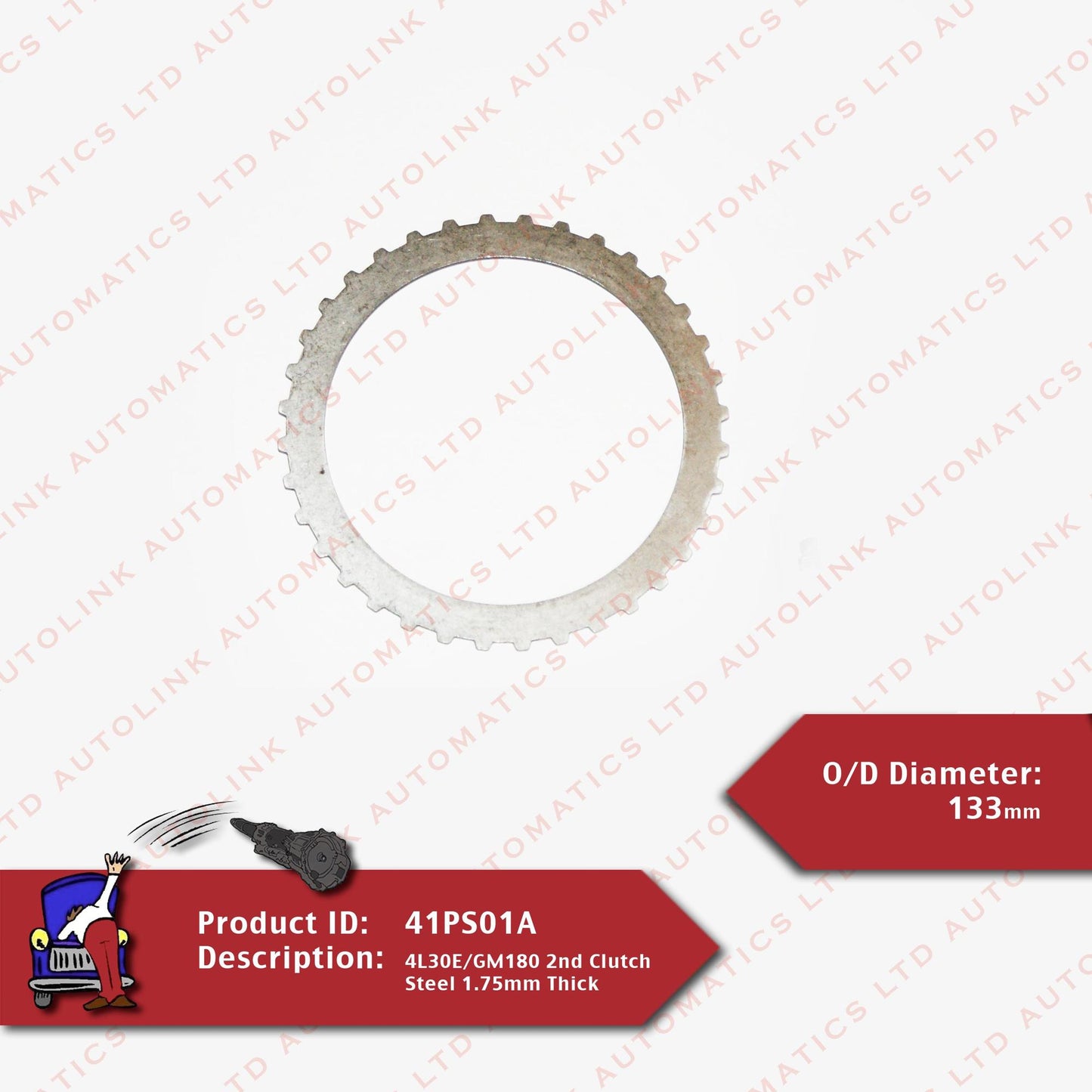 4L30E/GM180 2nd Clutch Steel 1.75mm Thick